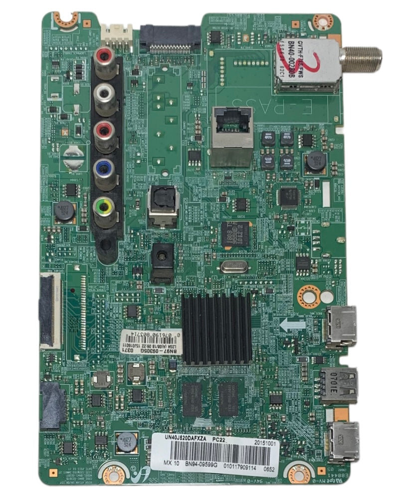 Samsung BN94-09599G Main Board for UN40J520DAFXZA (Version IH01)