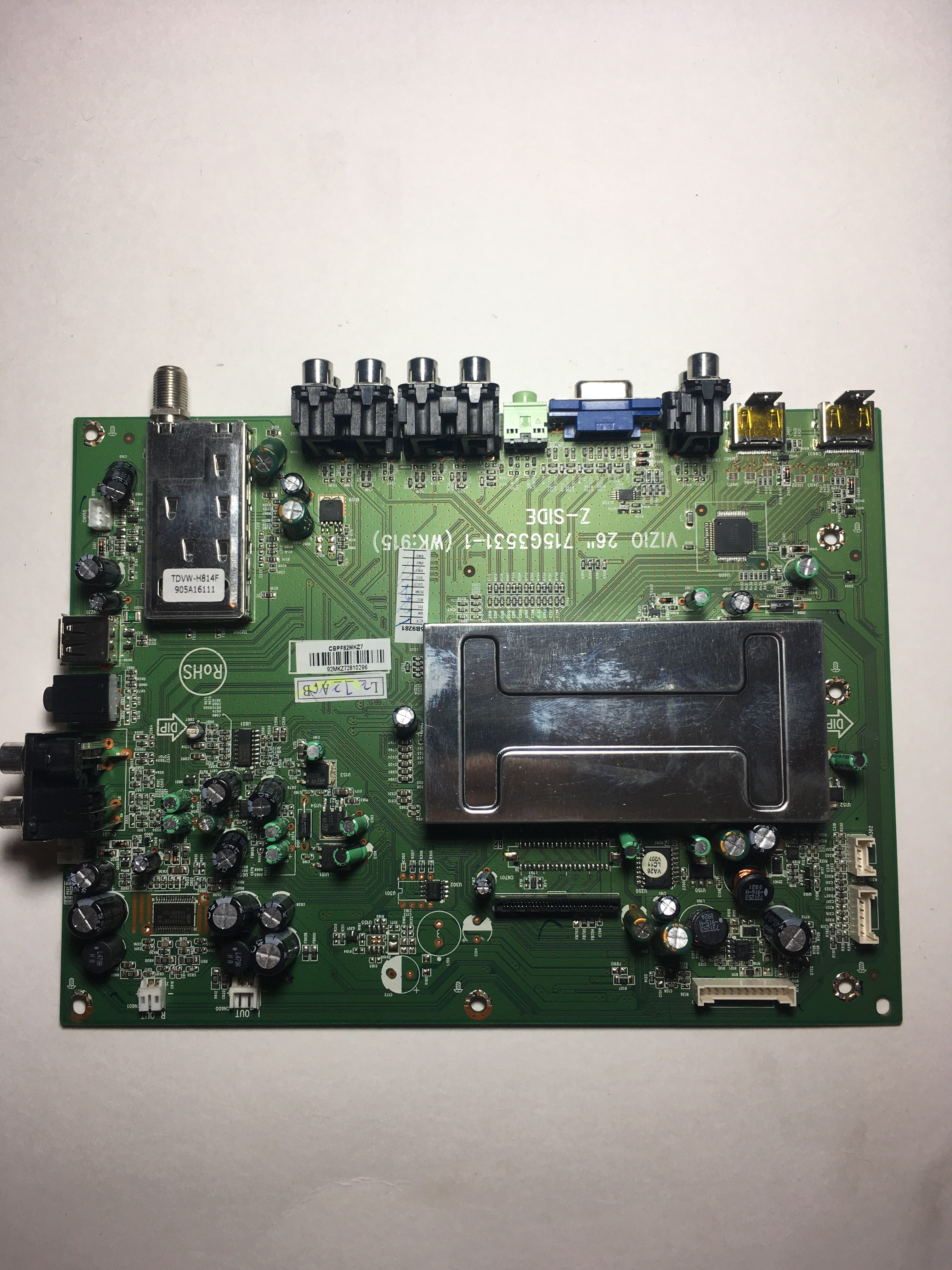 Vizio CBPF82MKZ7 (715G3531-1) Main Board for VA26LHDTV10T