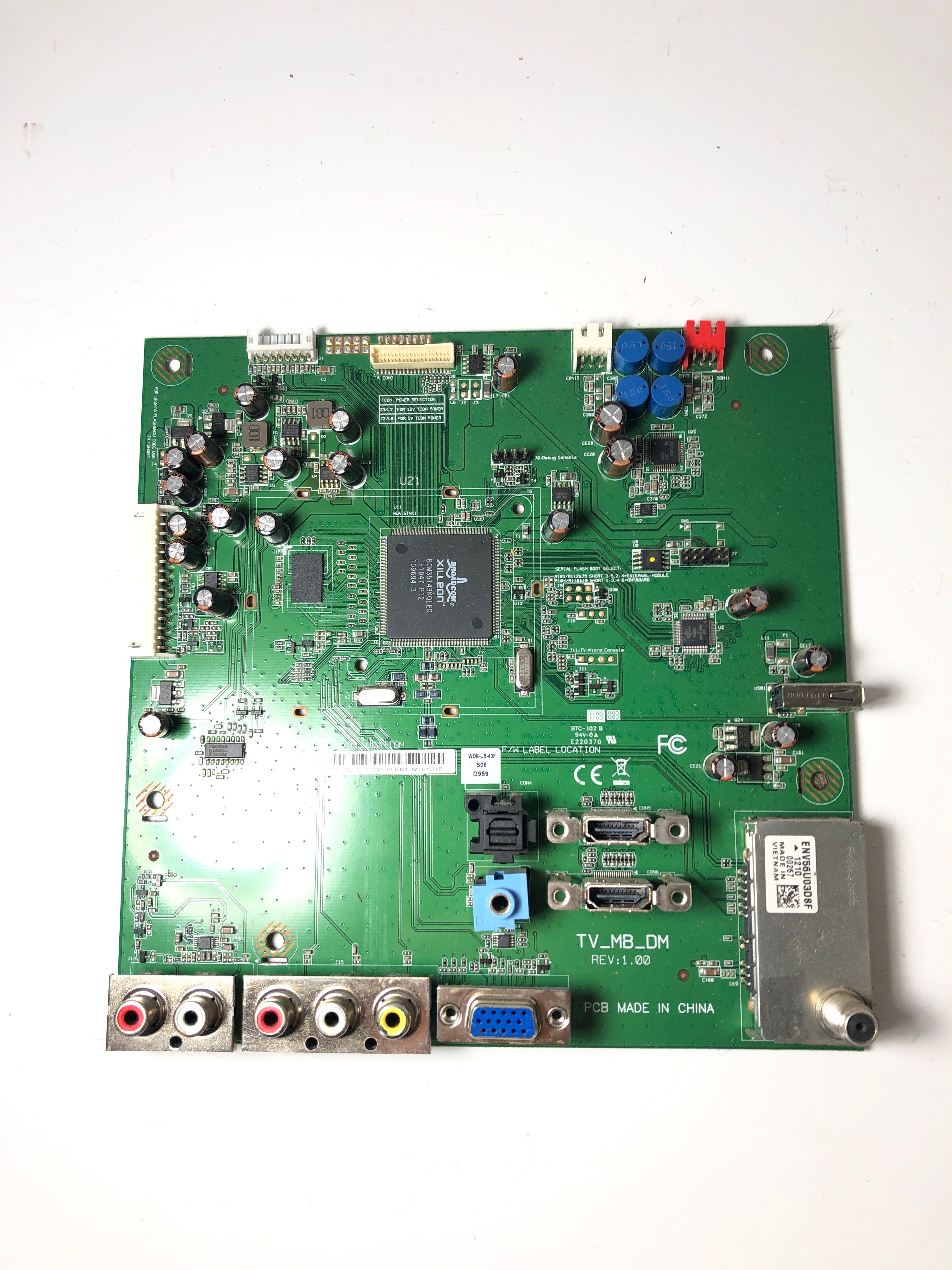 Westinghouse 69.EB1JM.16A Main Board for VR-4025 (TW-63301-C040B)