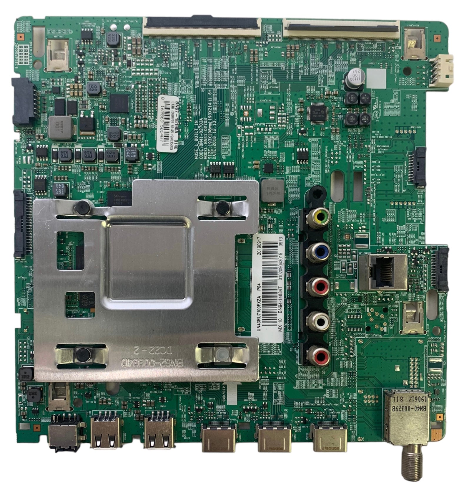 Samsung BN94-14884T Main Board for UN43RU7100FXZA (Version CC06/CC07)