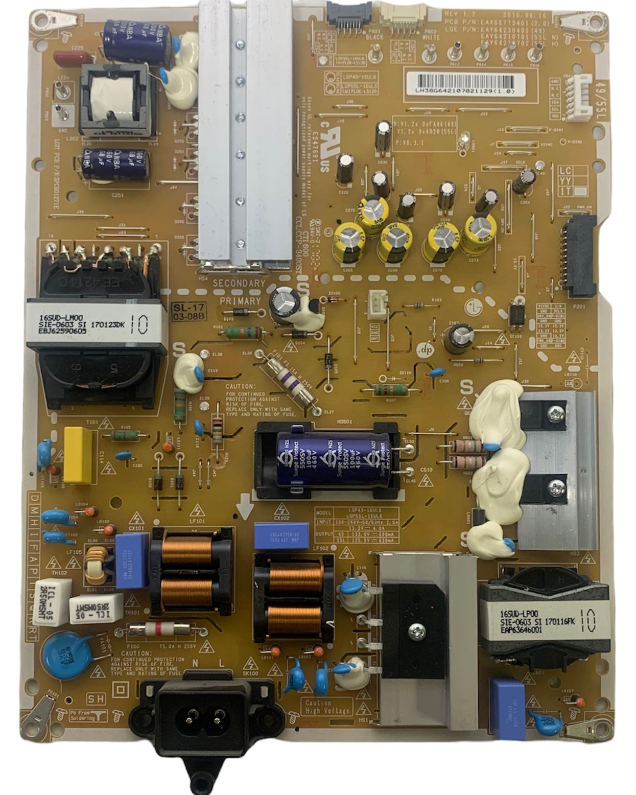 LG EAY64210702 Power Supply / LED Driver Board