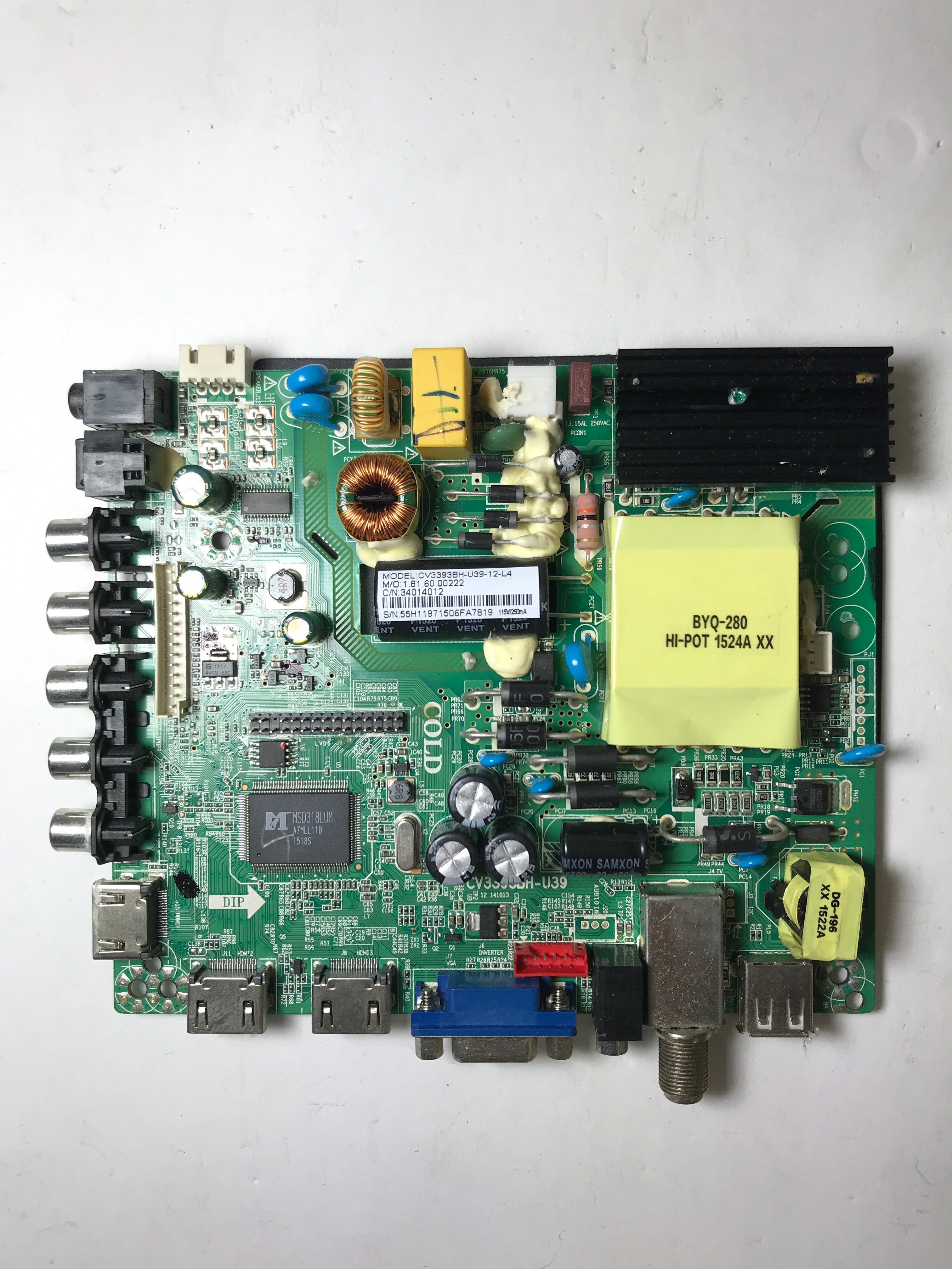 Westinghouse 34014012 Main Board / Power Supply Board for WD40FX1170
