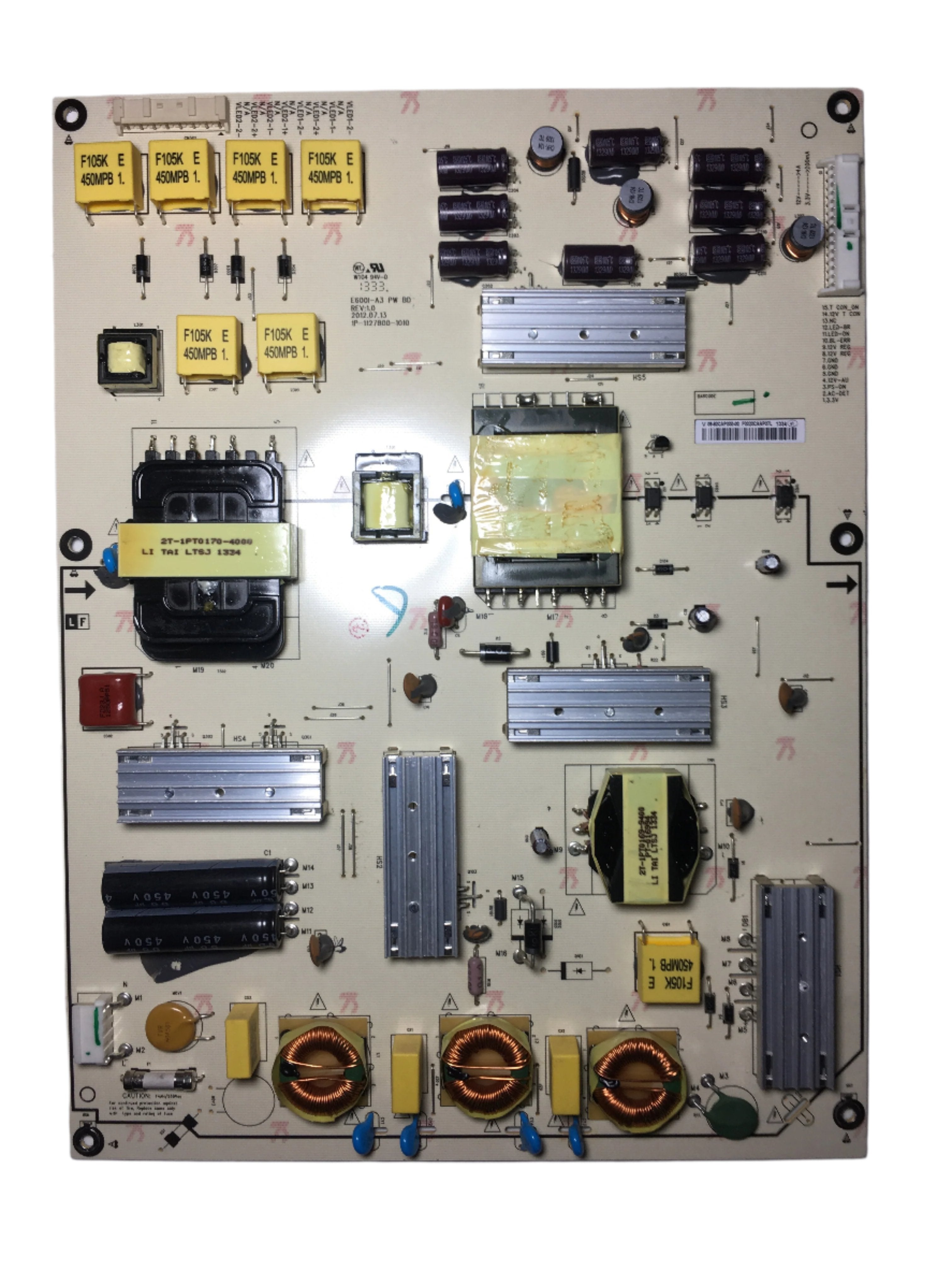 Vizio 09-60CAP000-00 (1P-1127800-1010) Power Supply / LED Board