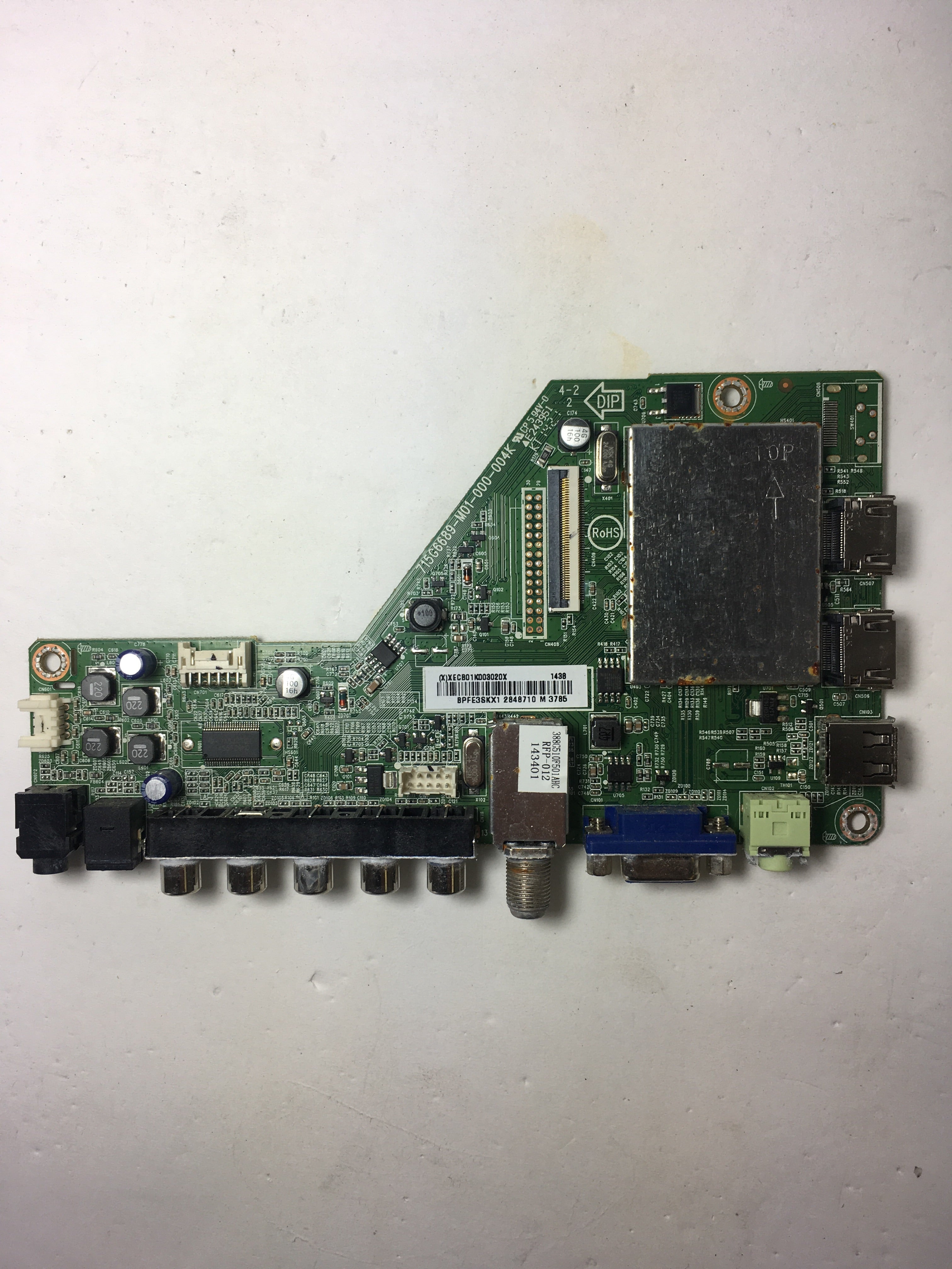 Insignia 756TXECB01K003 Main Board for NS-40D510NA15 (REV. A)