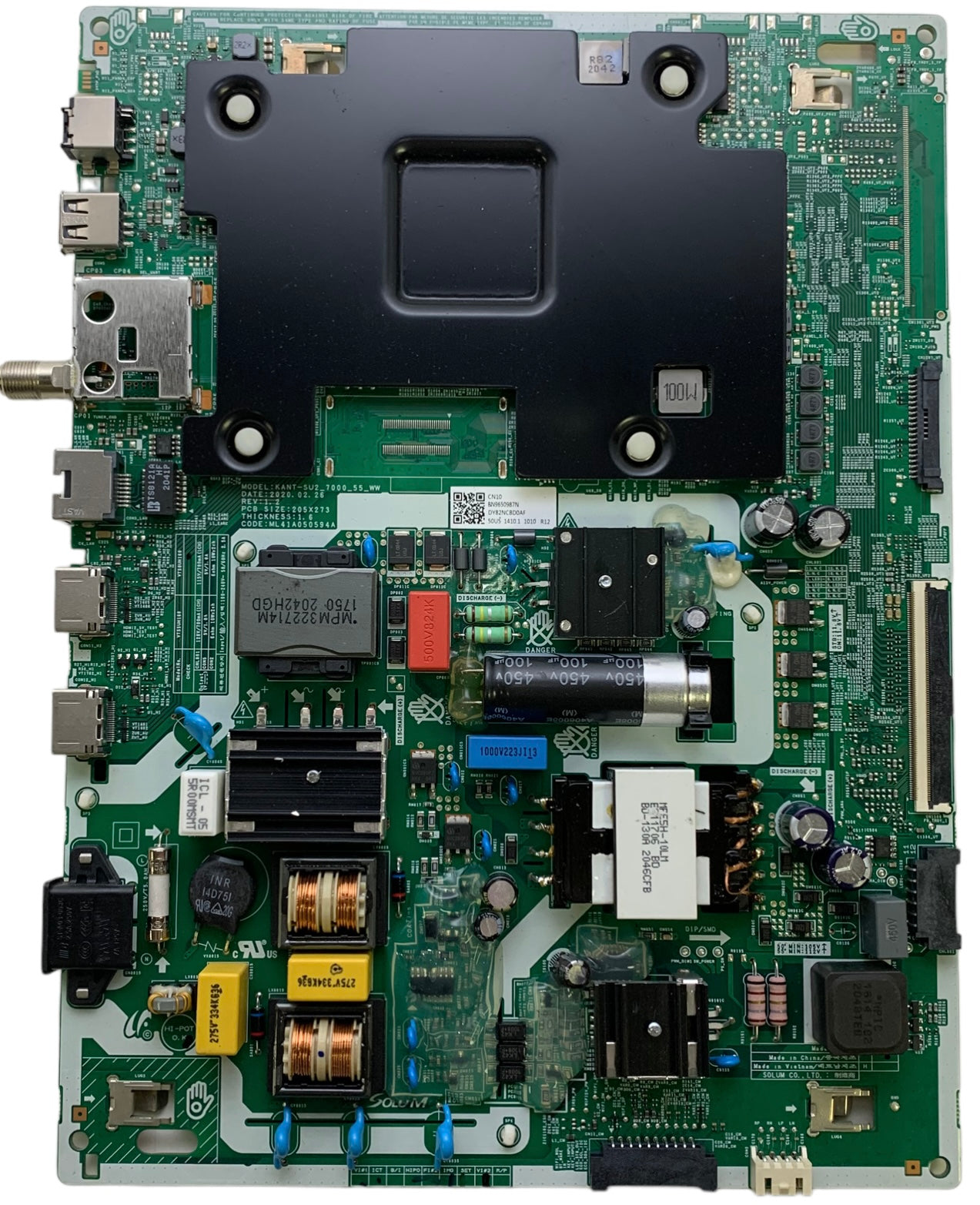 Samsung BN96-50987N Main Board Power Supply for UN50TU7000FXZA (Version DI05)