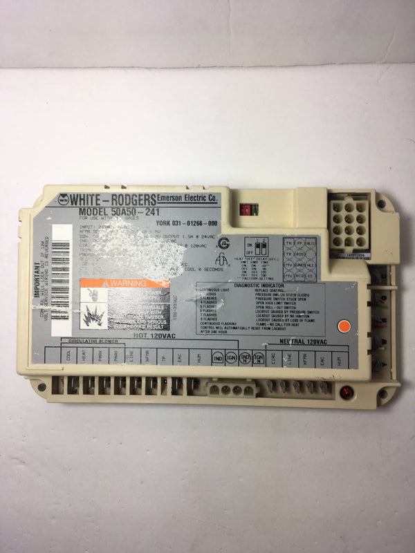 White Rodgers 031-01266-000 (50A50-241) Furnace Control Board