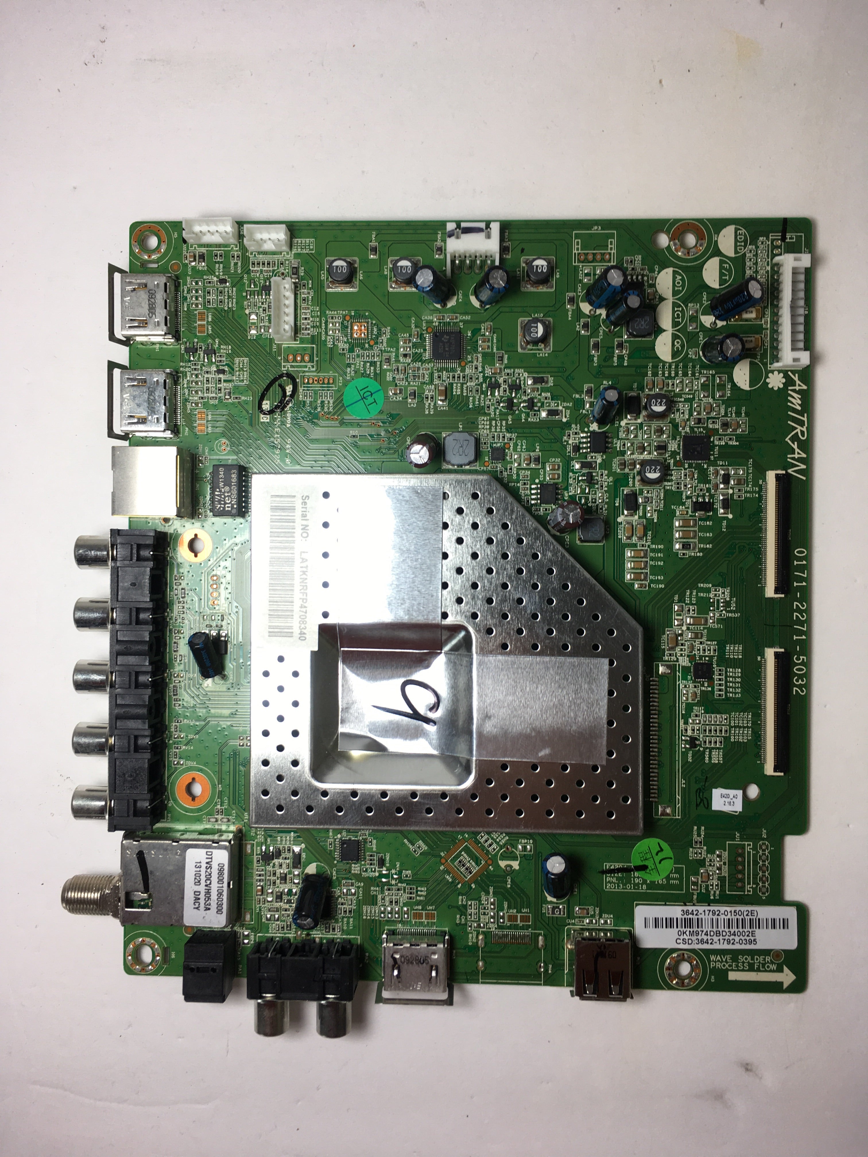 Vizio 3642-1792-0150 (0171-2271-5032) Main Board for E420I-A0