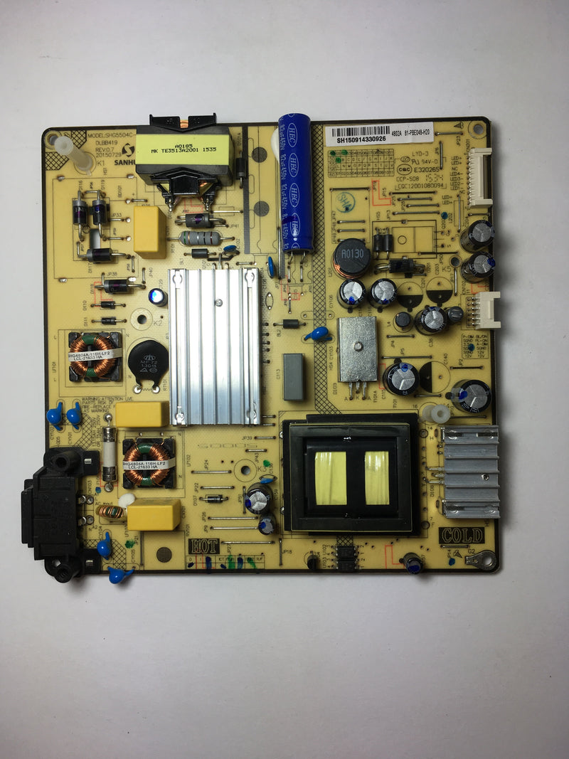 Insignia 81-PBE048-H20 Power Supply / LED Board