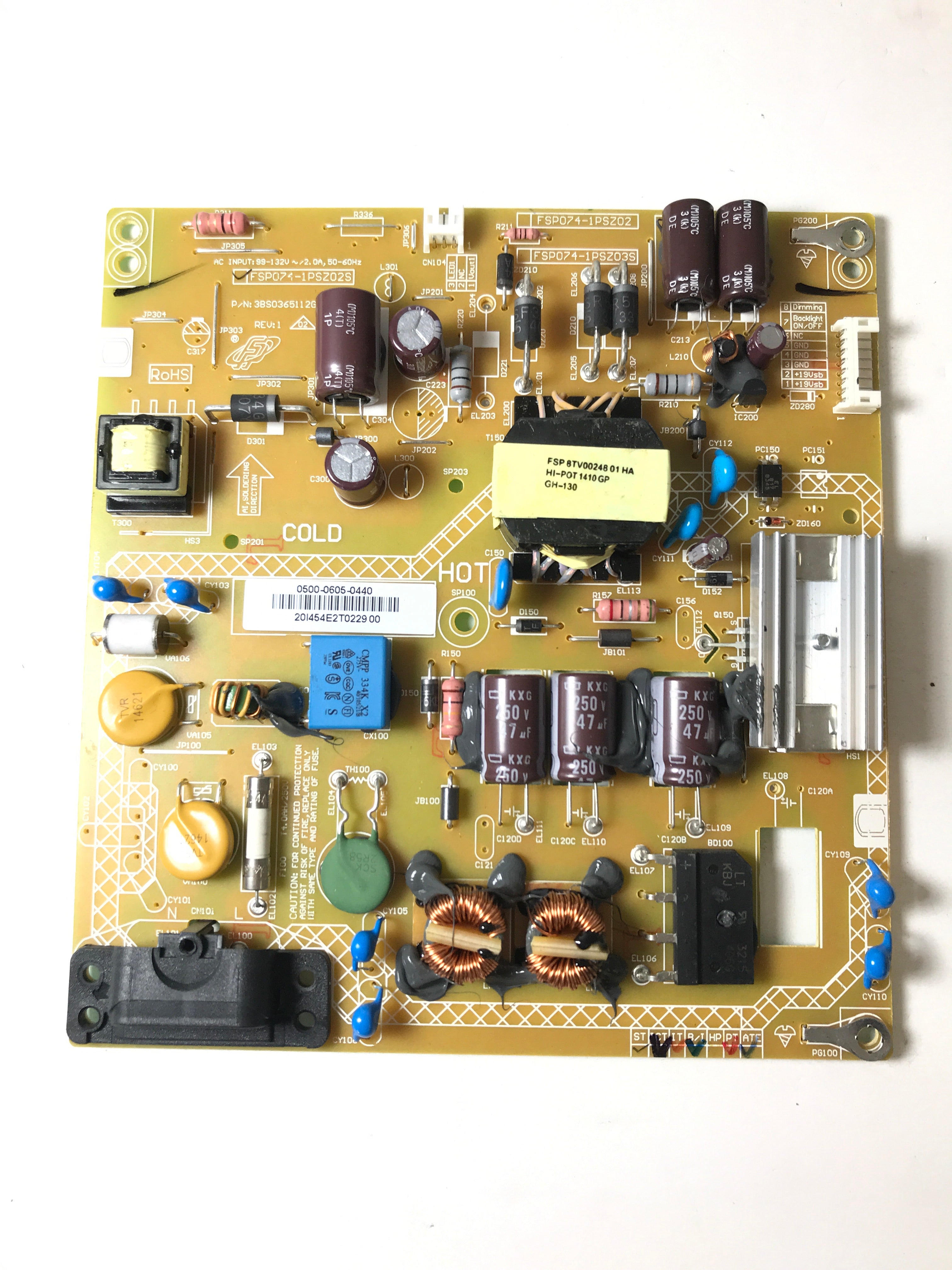 Sharp 9LE50006050440 Power Supply / LED Board