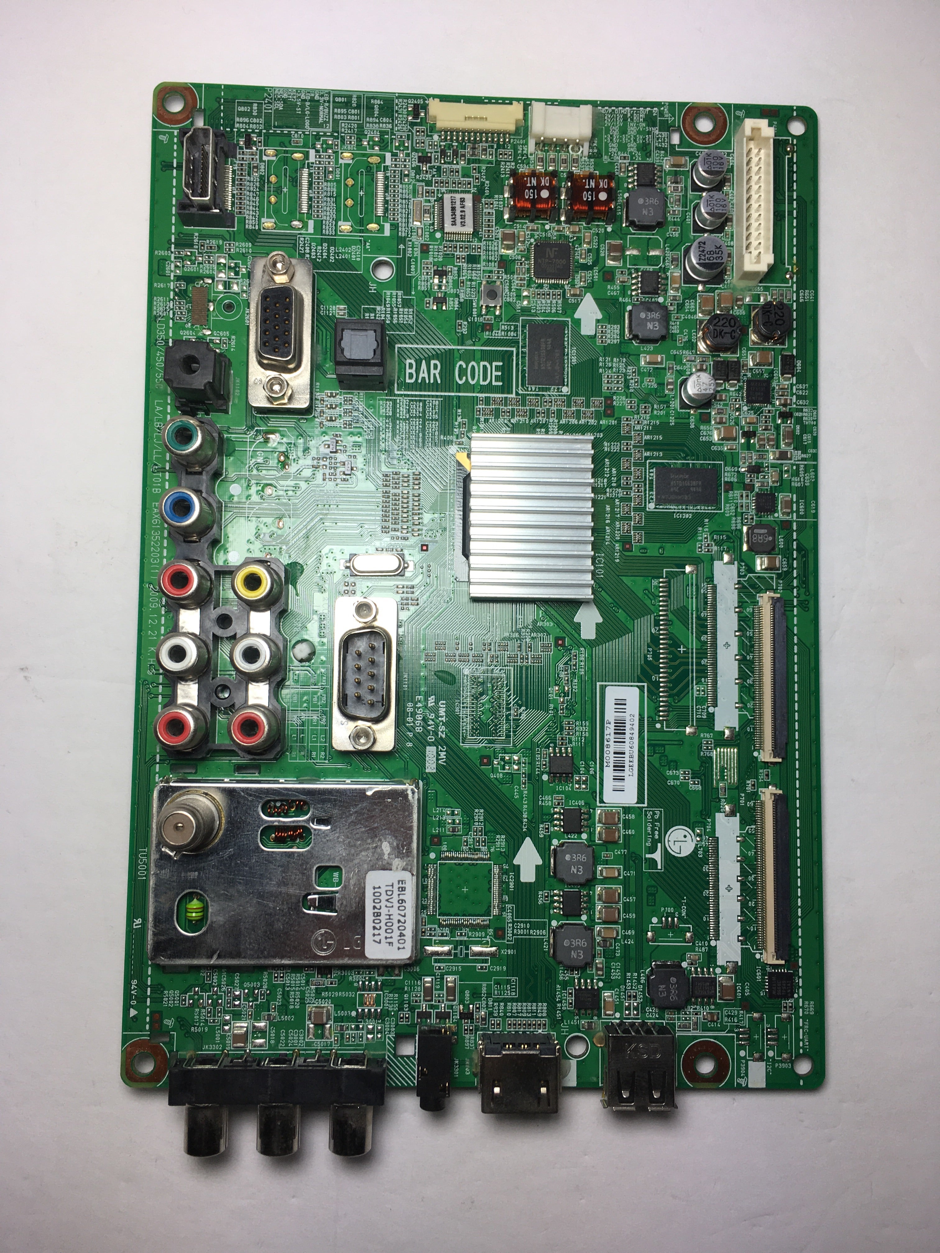 LG EBU60849402 Main Board for 42LD450-UA.CUSWLH