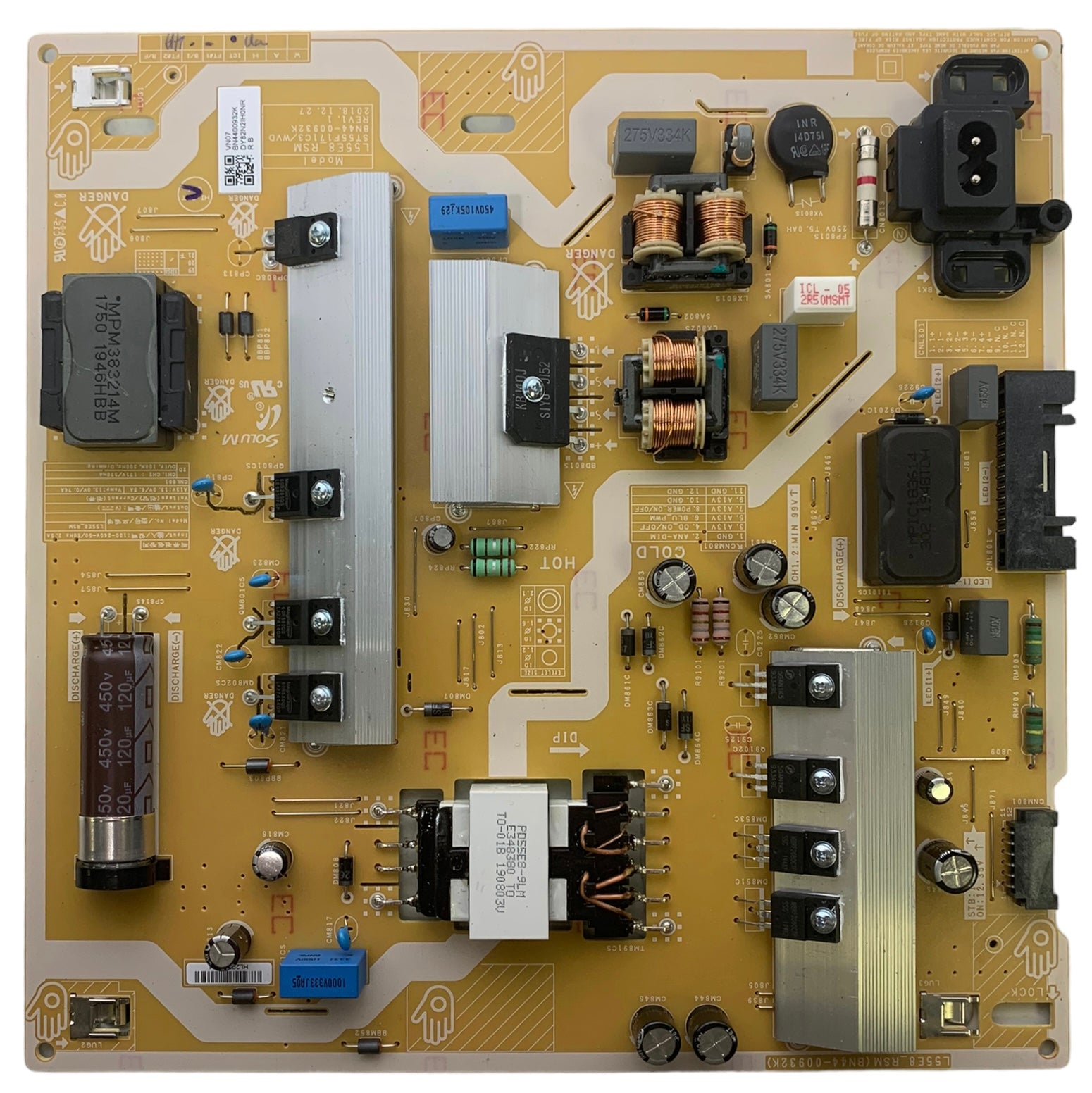 Samsung BN44-00932K Power Supply / LED Board