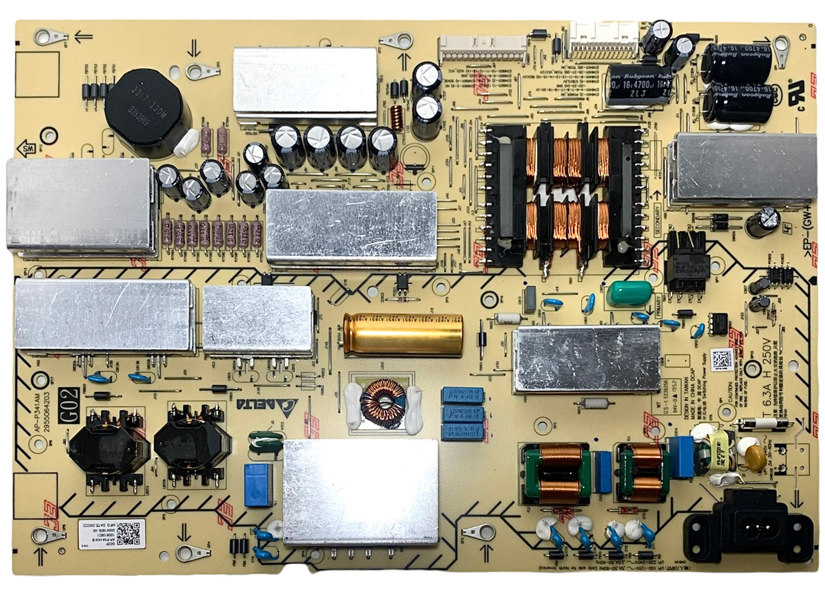 Sony 1-006-108-21 G02 Power Supply Board