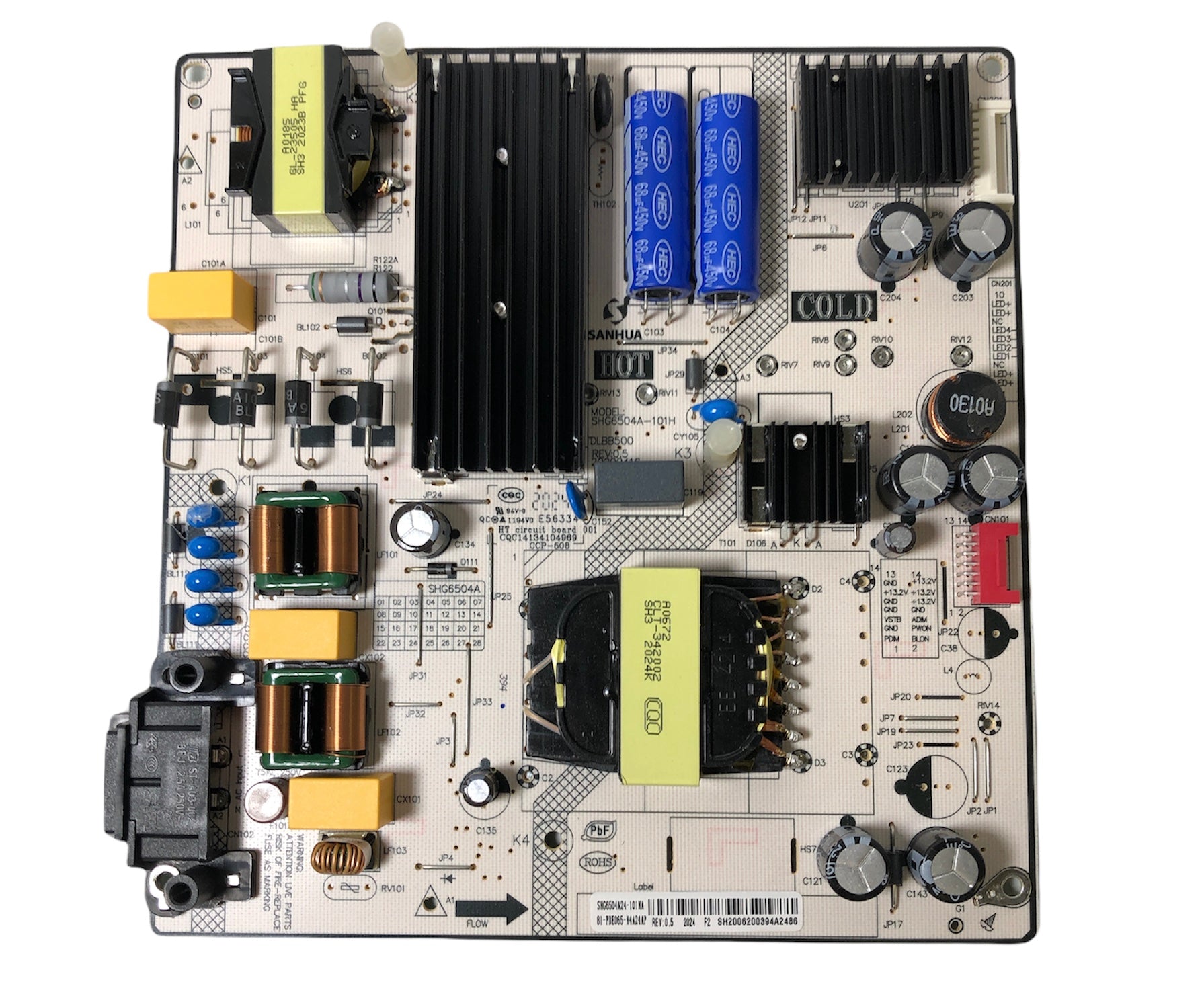 LG 81-PBE065-H4A24AP Power Supply Board