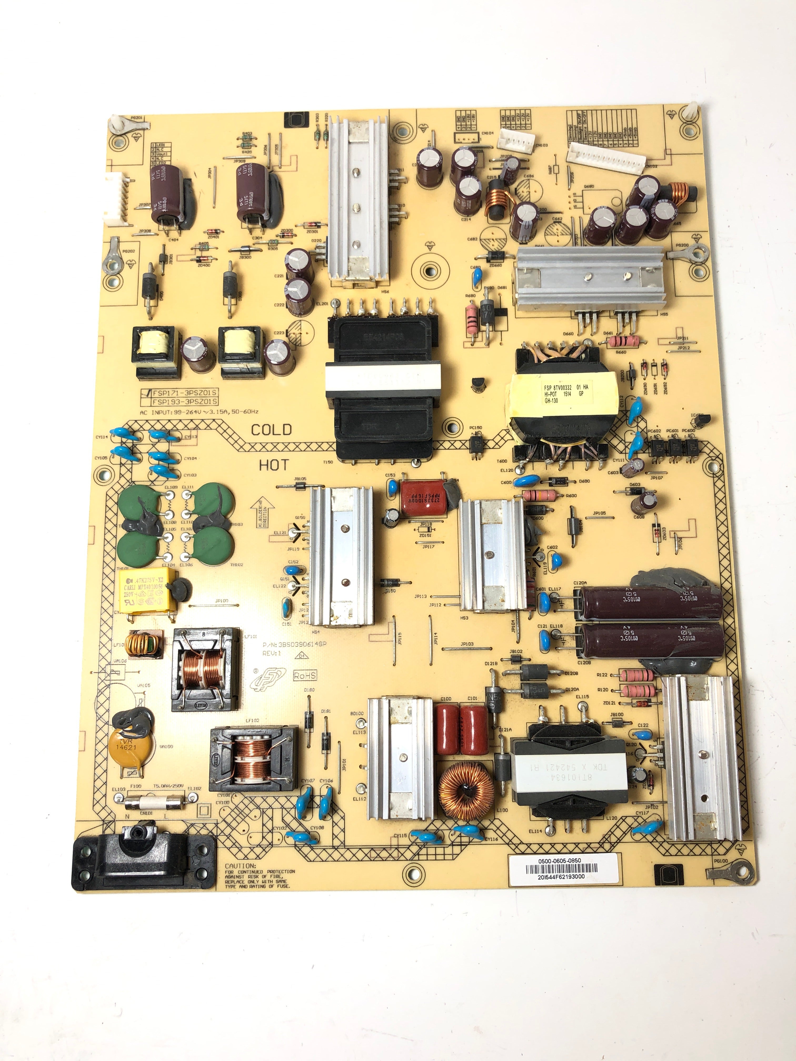 Sharp 9LE050006050850 Power Supply / LED Board