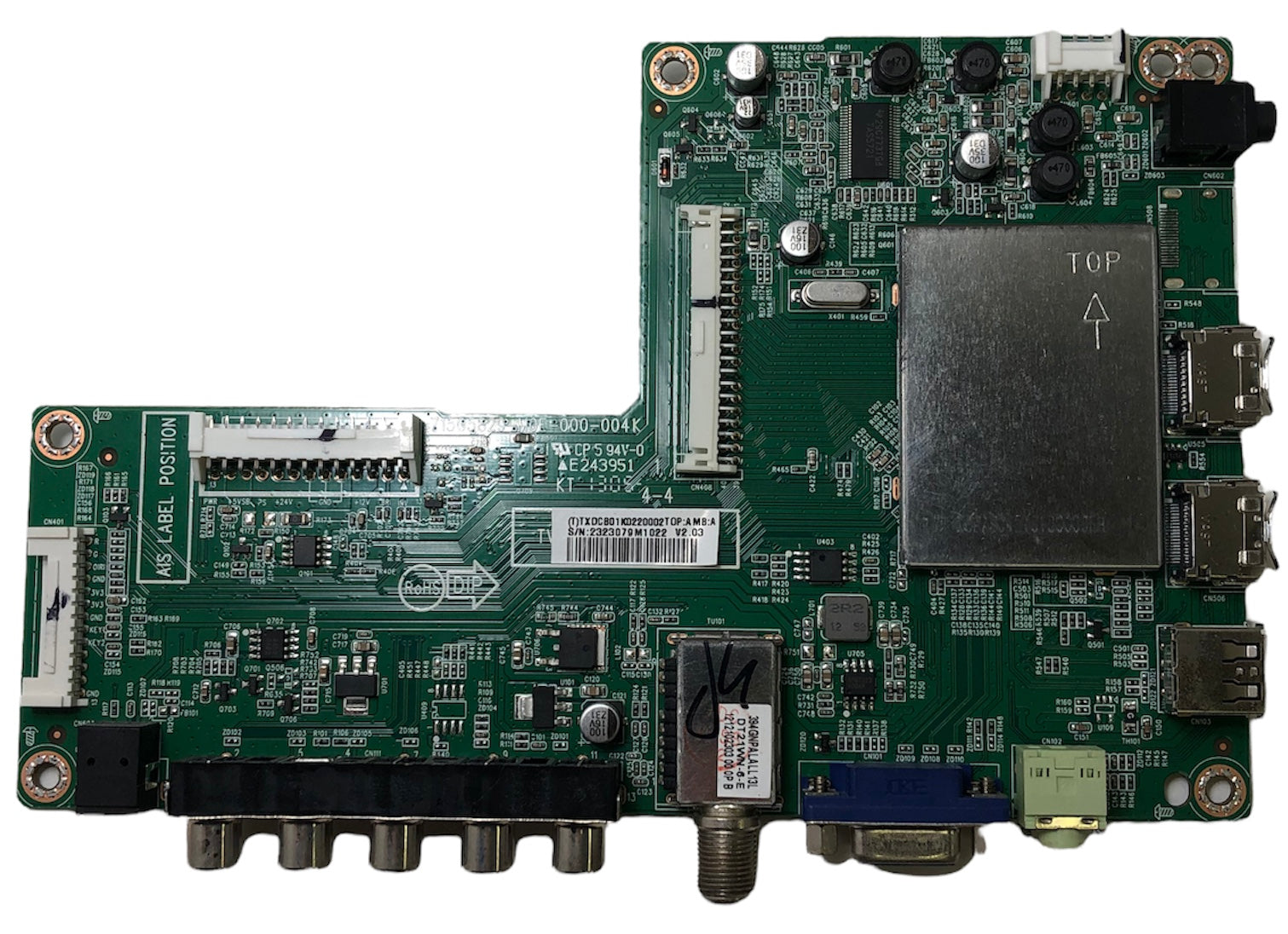 Insignia 756TXDCB01K022 Main Board for NS-39D400NA14