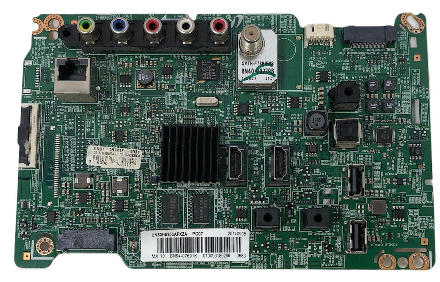 Samsung BN94-07691K Main Board for UN50H5203AFXZA (Version IH02)