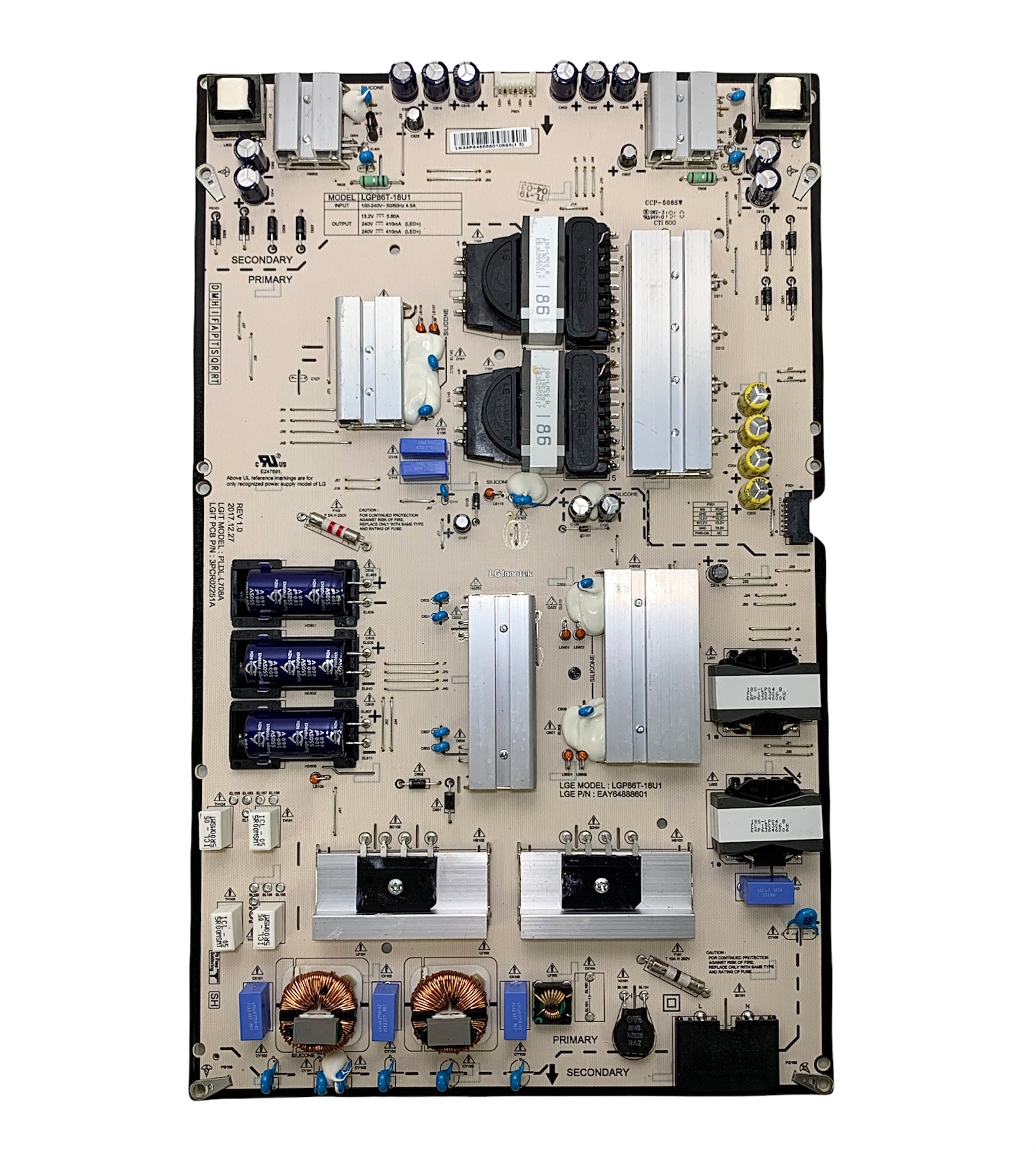 LG EAY64888601 Power Supply/LED Driver Board