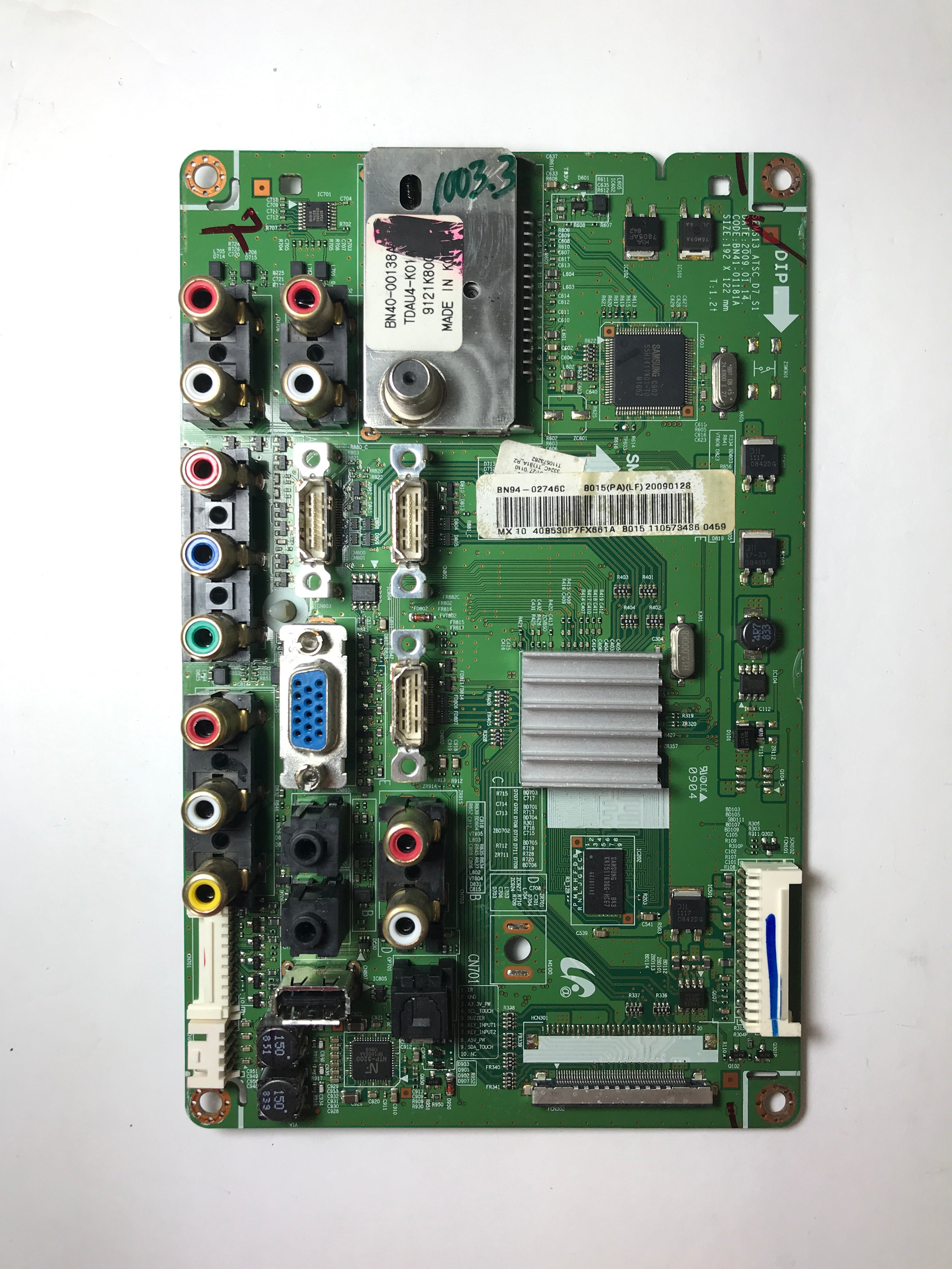 Samsung BN94-02746C (BN41-01181A) Main Board for LN40B530P7FXZA