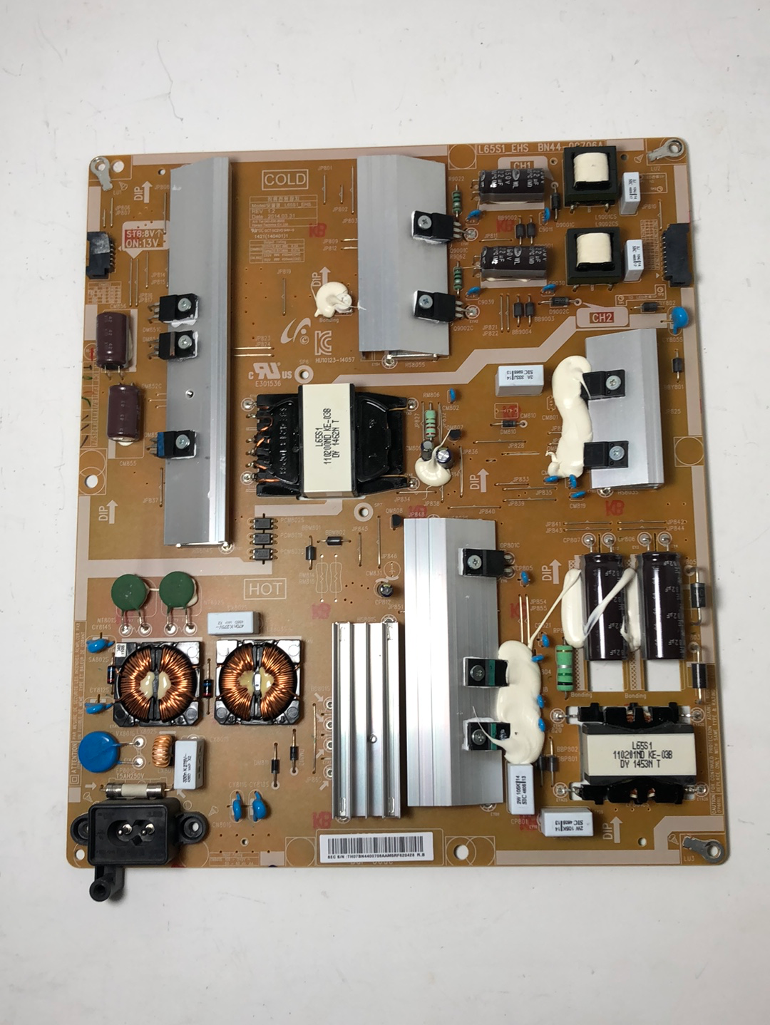 Samsung BN44-00706A Power Supply / LED Board