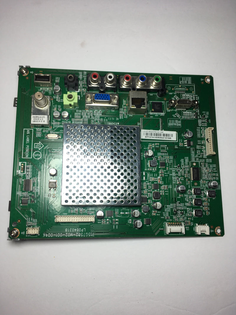 Vizio 756TXFCB02K0750 Main Board for D24-D1 (LTT6UNBS Serial)