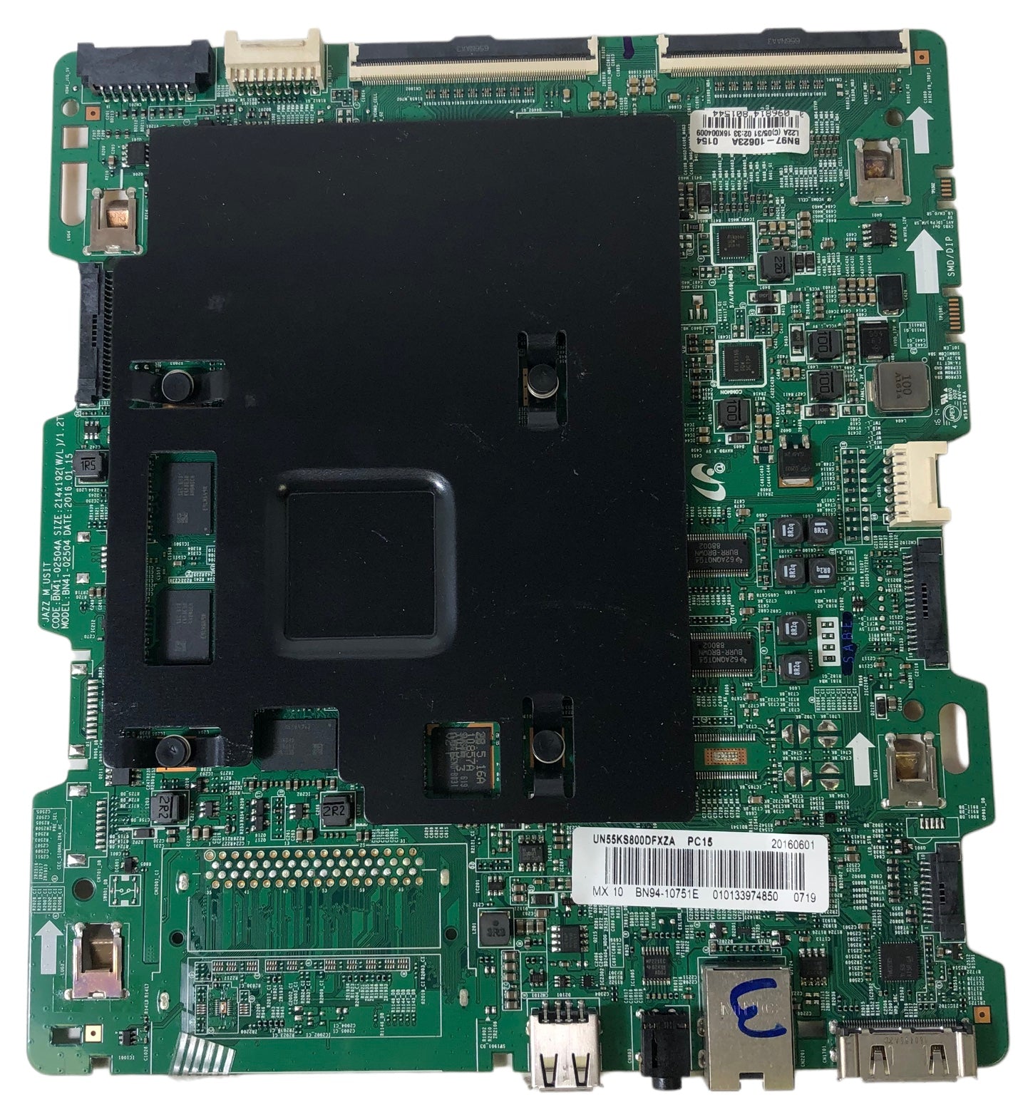 Samsung BN94-10751E Main Board for UN55KS800DFXZA (Version FA01)