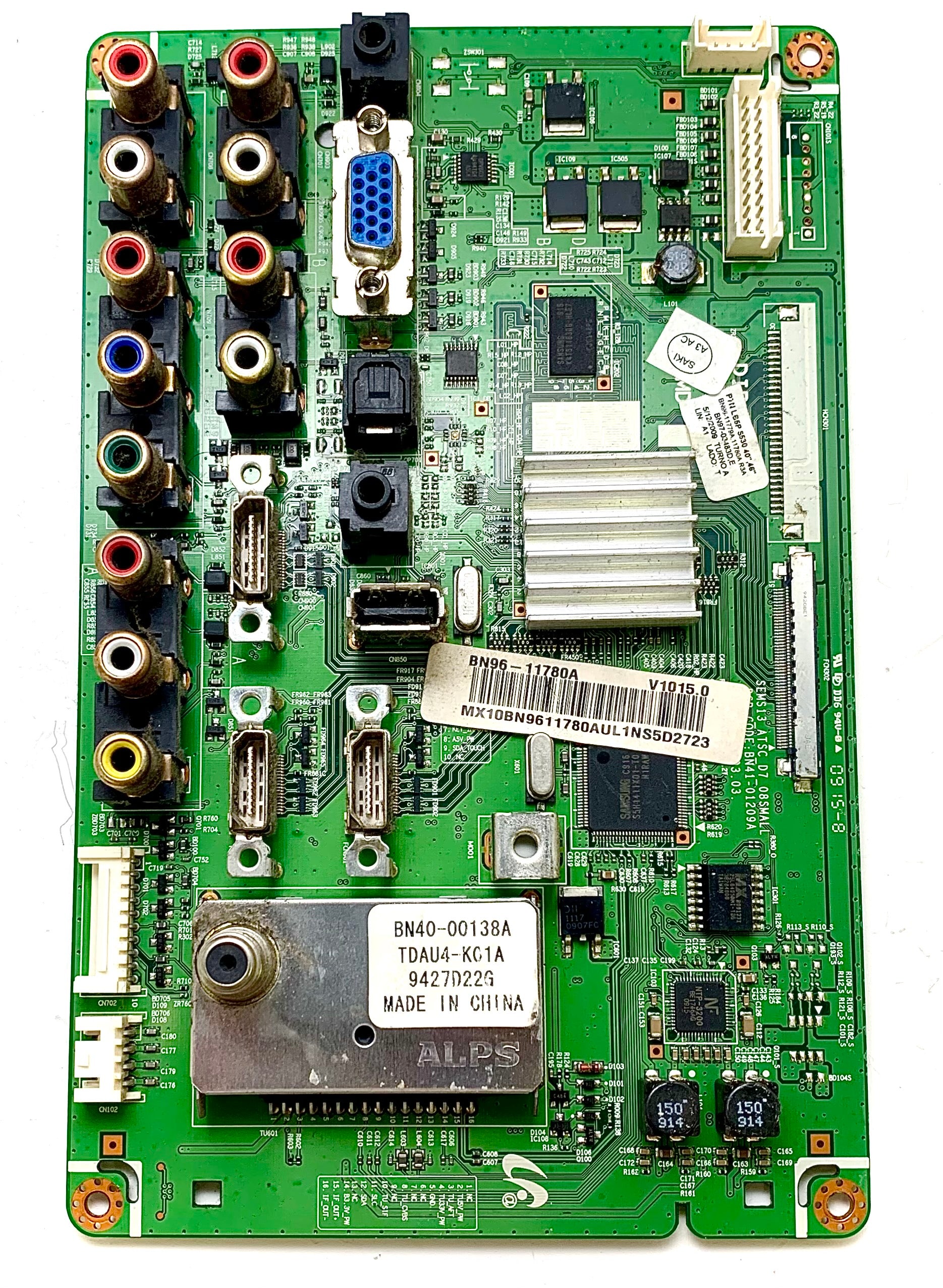 Samsung BN96-11780A Main Board for LN46B530P7NXZA