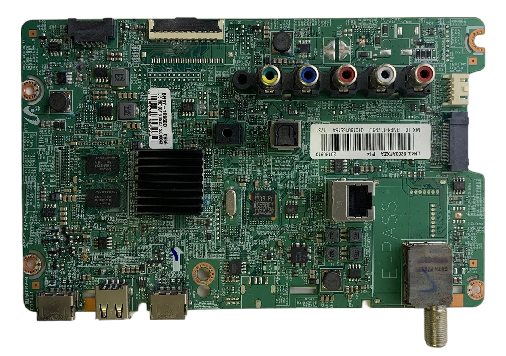 Samsung BN94-11796U Main Board for UN43J5200AFXZA (Version AB05)