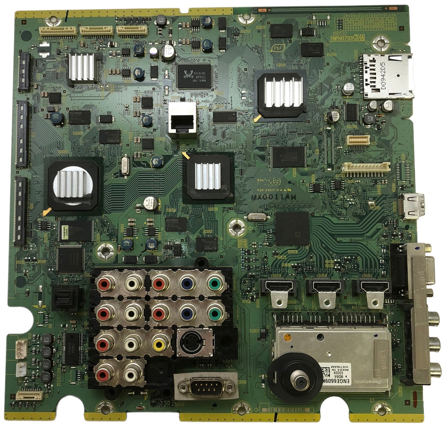 Panasonic TXN/A1DPUUS (TNPH0793AH) A Board for TC-P58V10