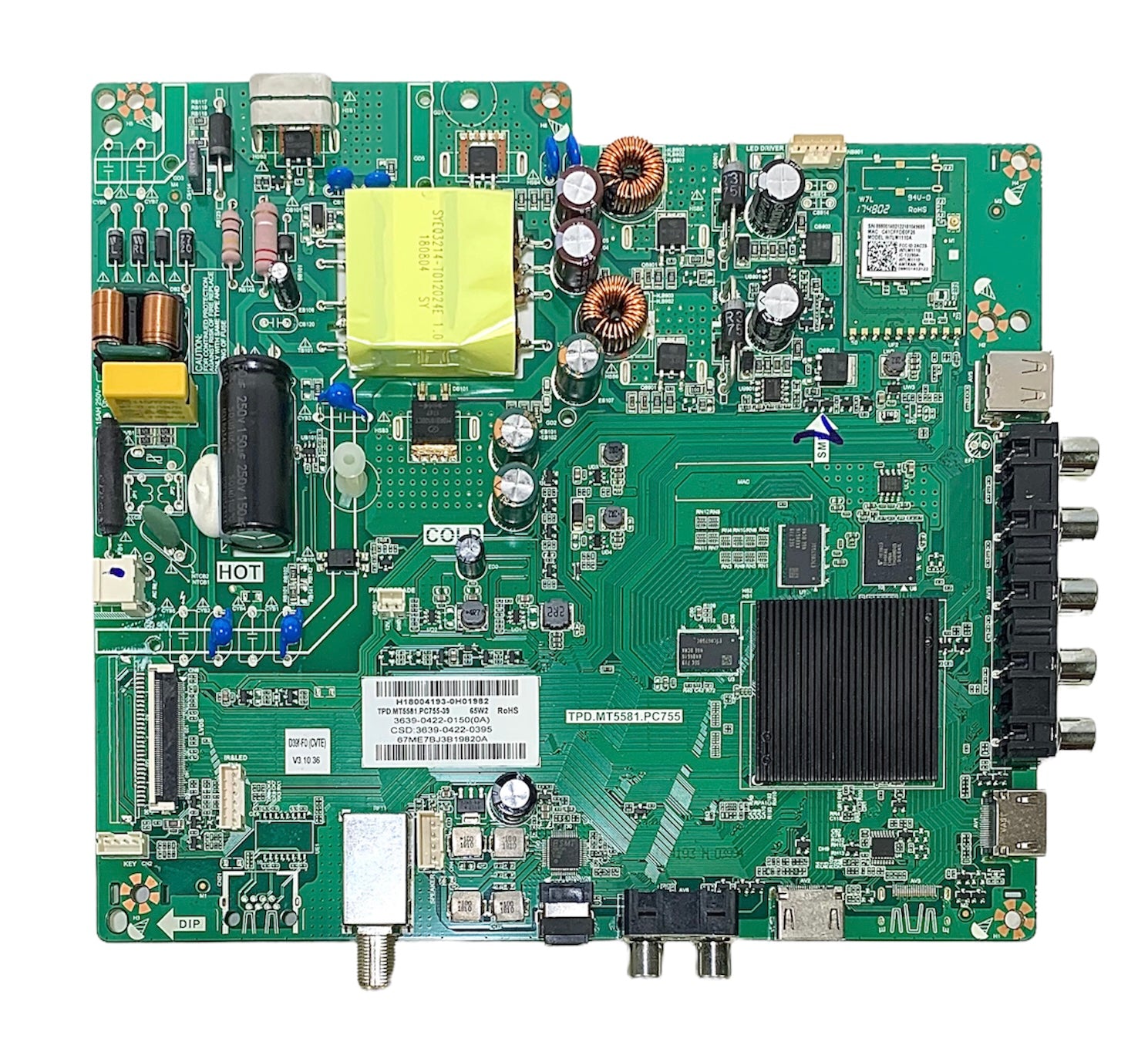 Vizio 3639-0422-0150 Main Board / Power Supply for D39F-F0