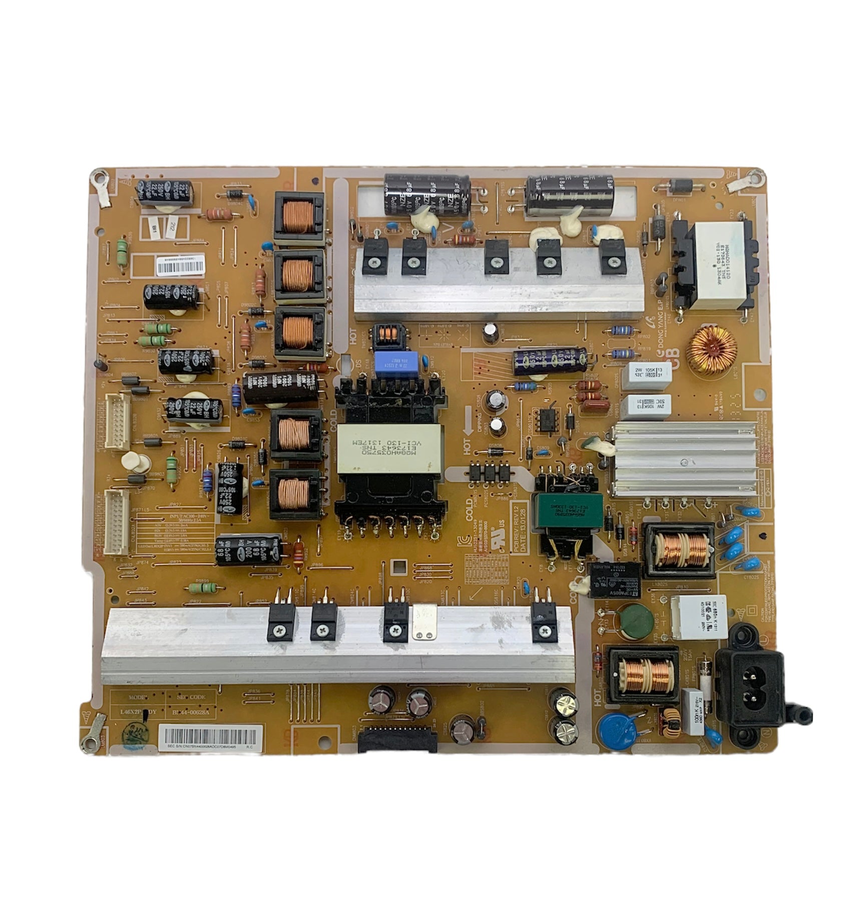 Samsung BN44-00628A (HU10251-13049) Power Supply / LED Board