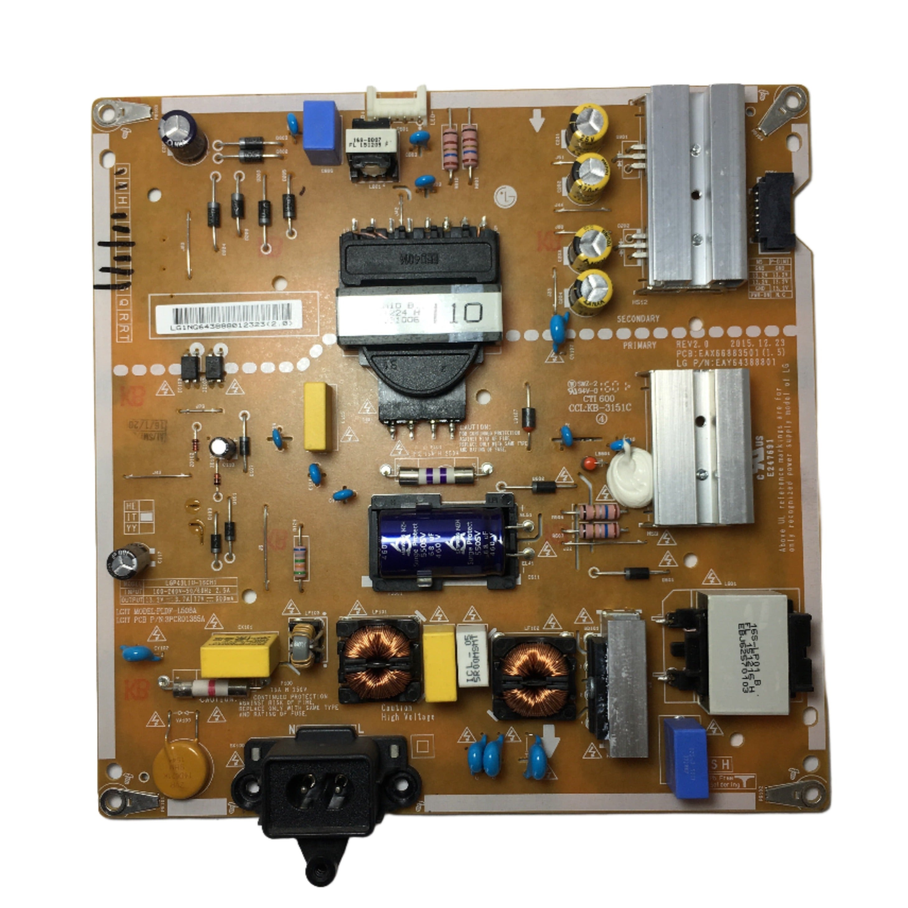 LG EAY64388801 Power Supply Board