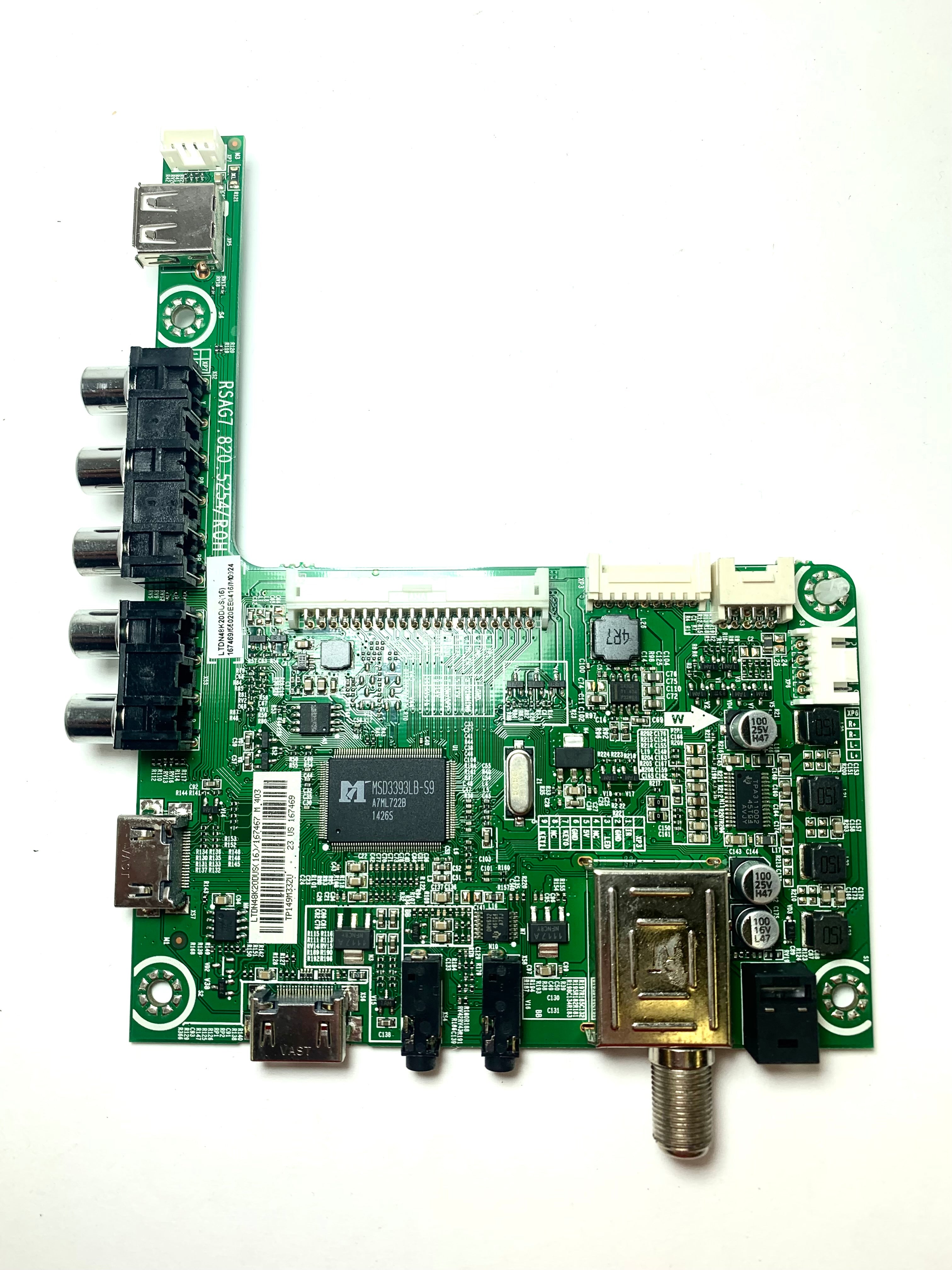 Insignia 167469 Main Board for NS-48D510NA15 (Rev C Only)