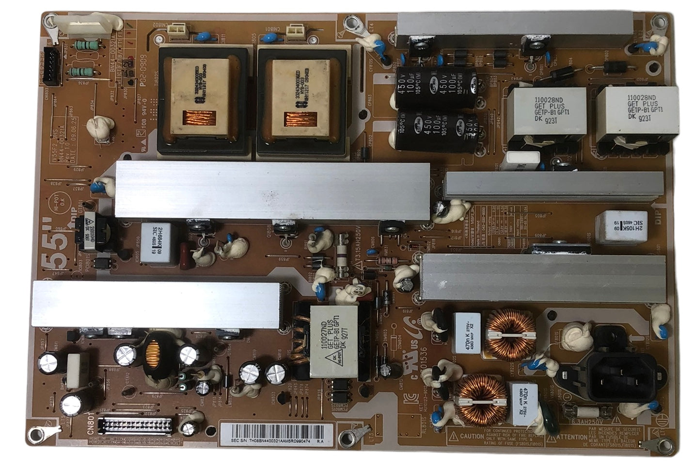 Samsung BN44-00321A Power Supply / Backlight Inverter
