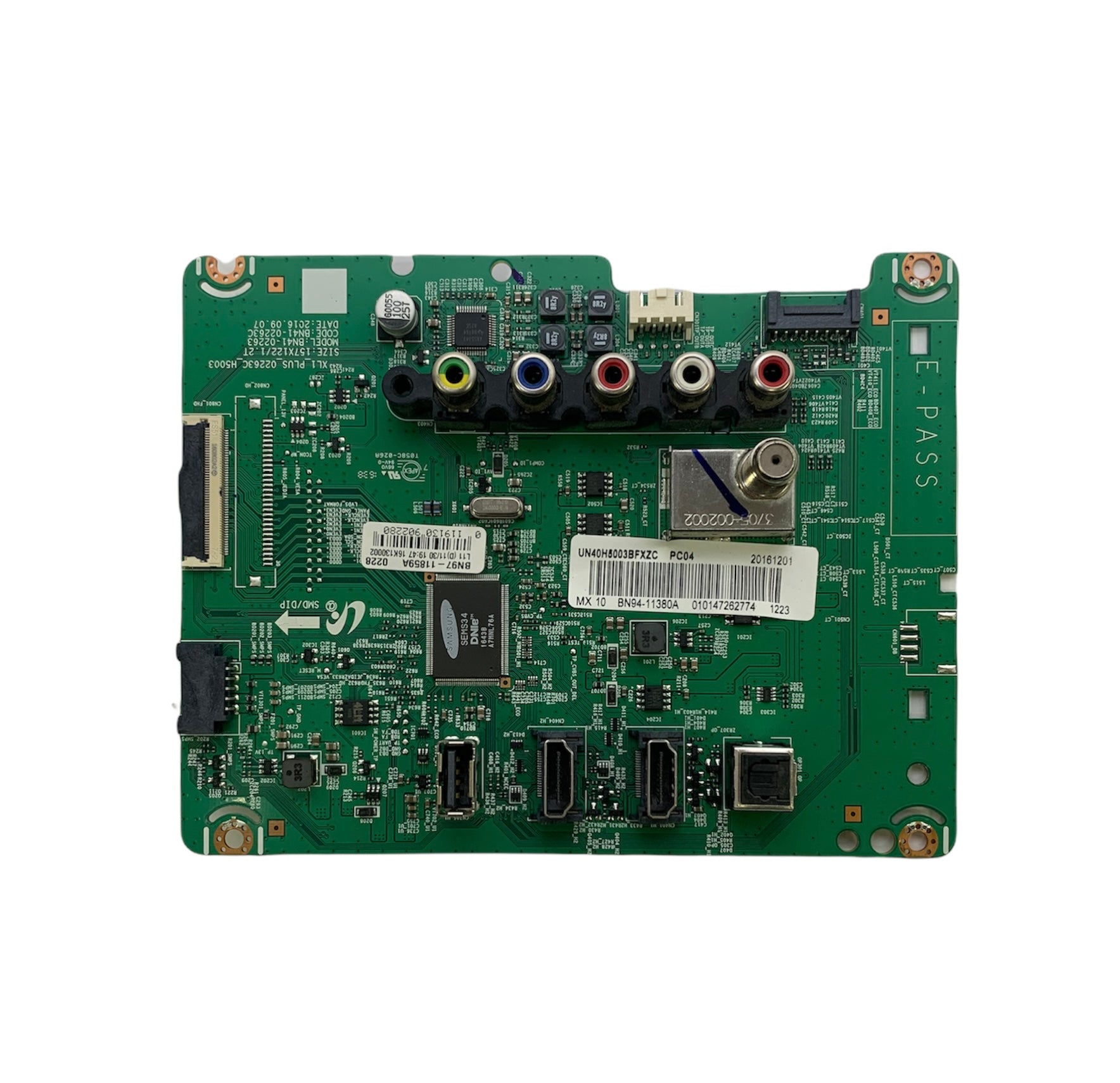 Samsung BN94-11380A Main Board for UN40H5003BFXZA