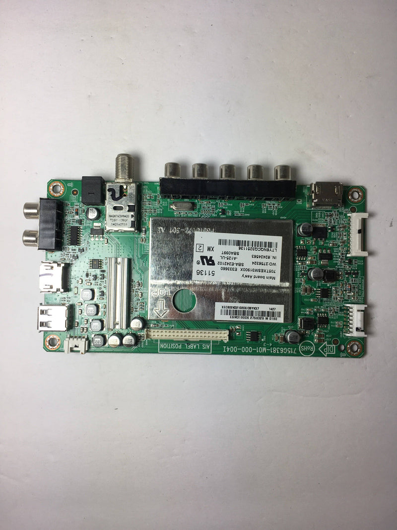 Vizio 756XECB02K021 Main Board for E390-A1