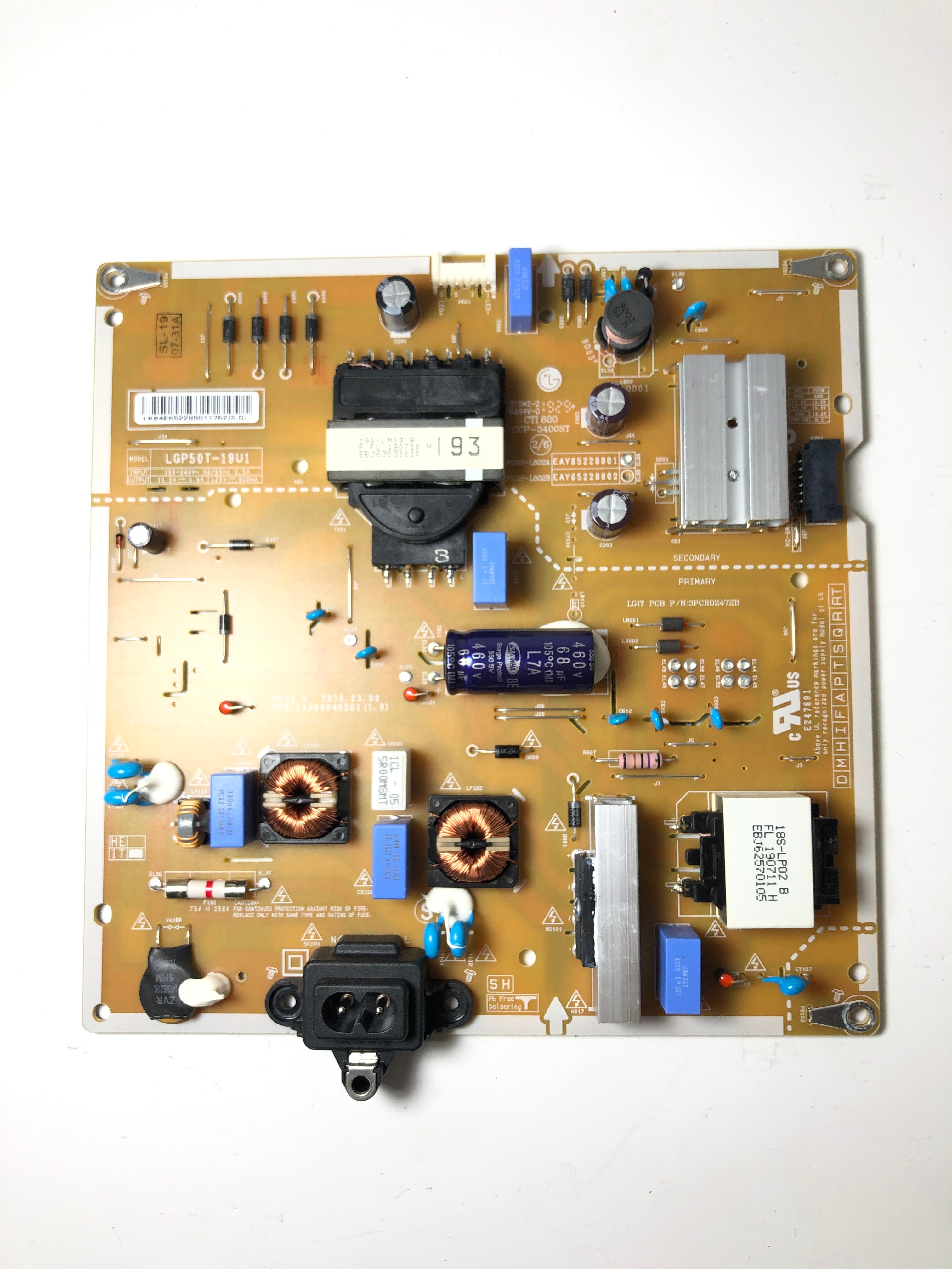 LG EAY65228801 Power Supply/LED Driver Board