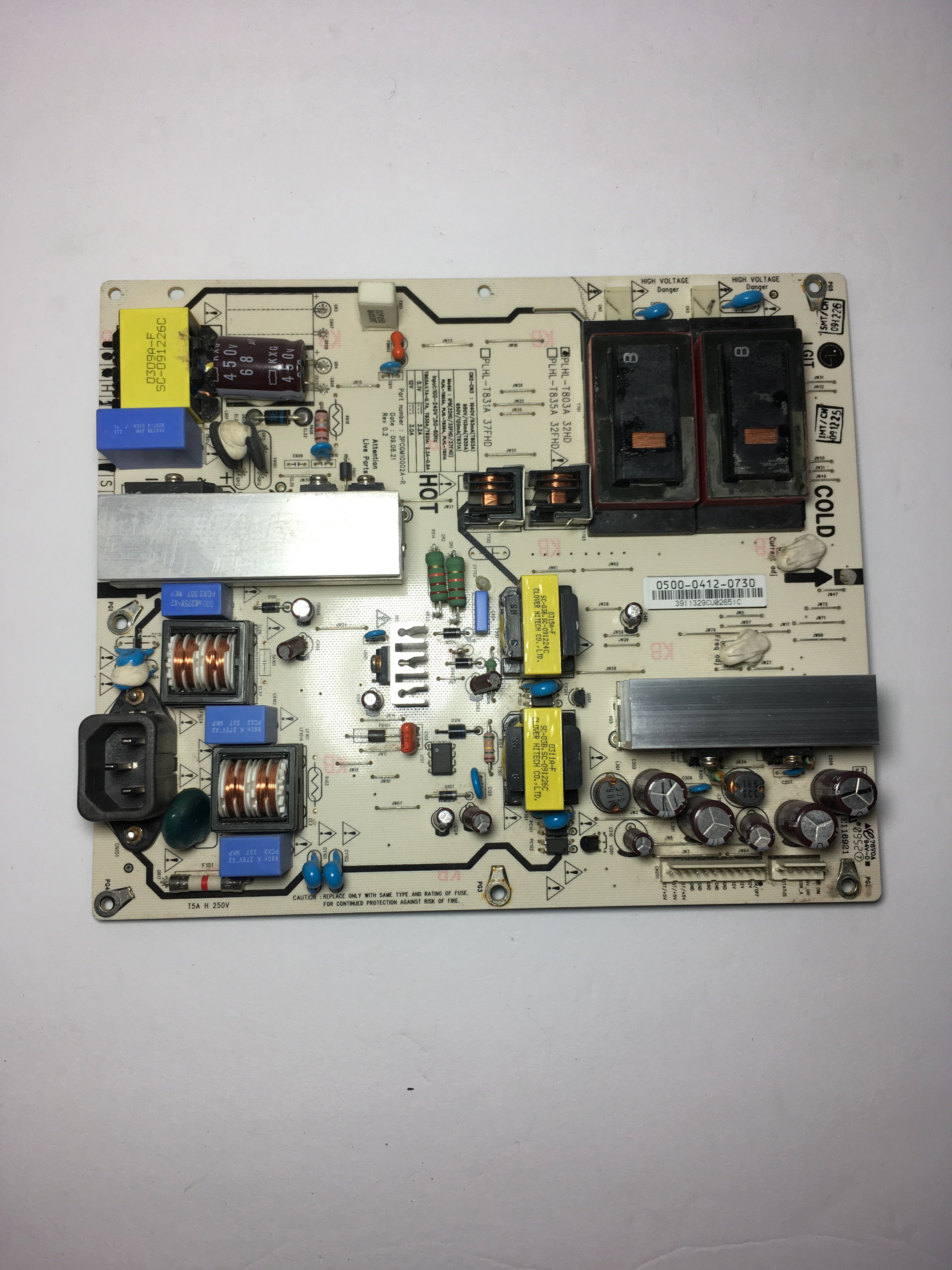 Vizio 0500-0412-0730 (PLHL-T803A) Power Supply / Backlight Inverter for VO320E