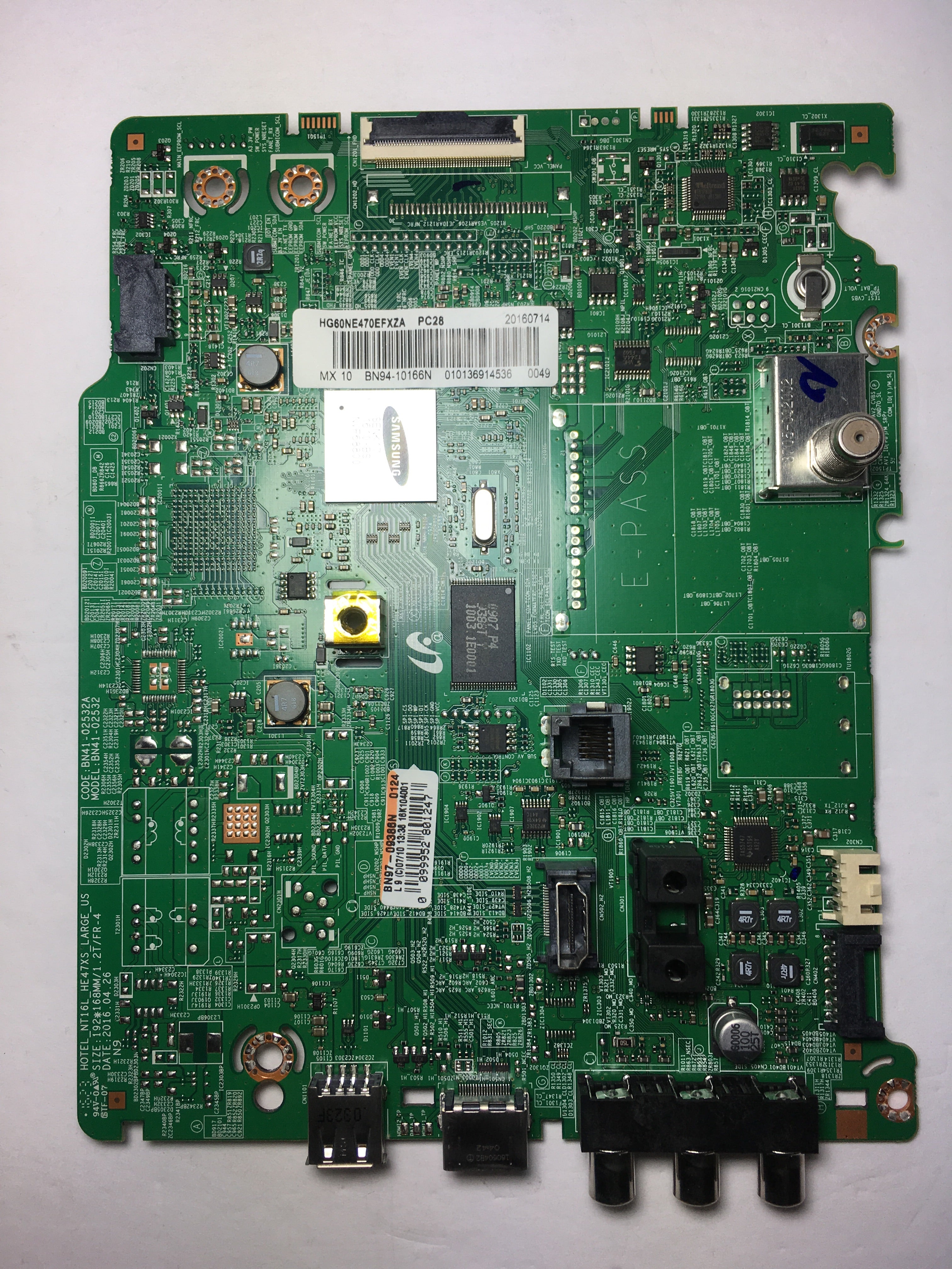 Samsung BN94-10166N Main Board for HG60NE470EFXZA
