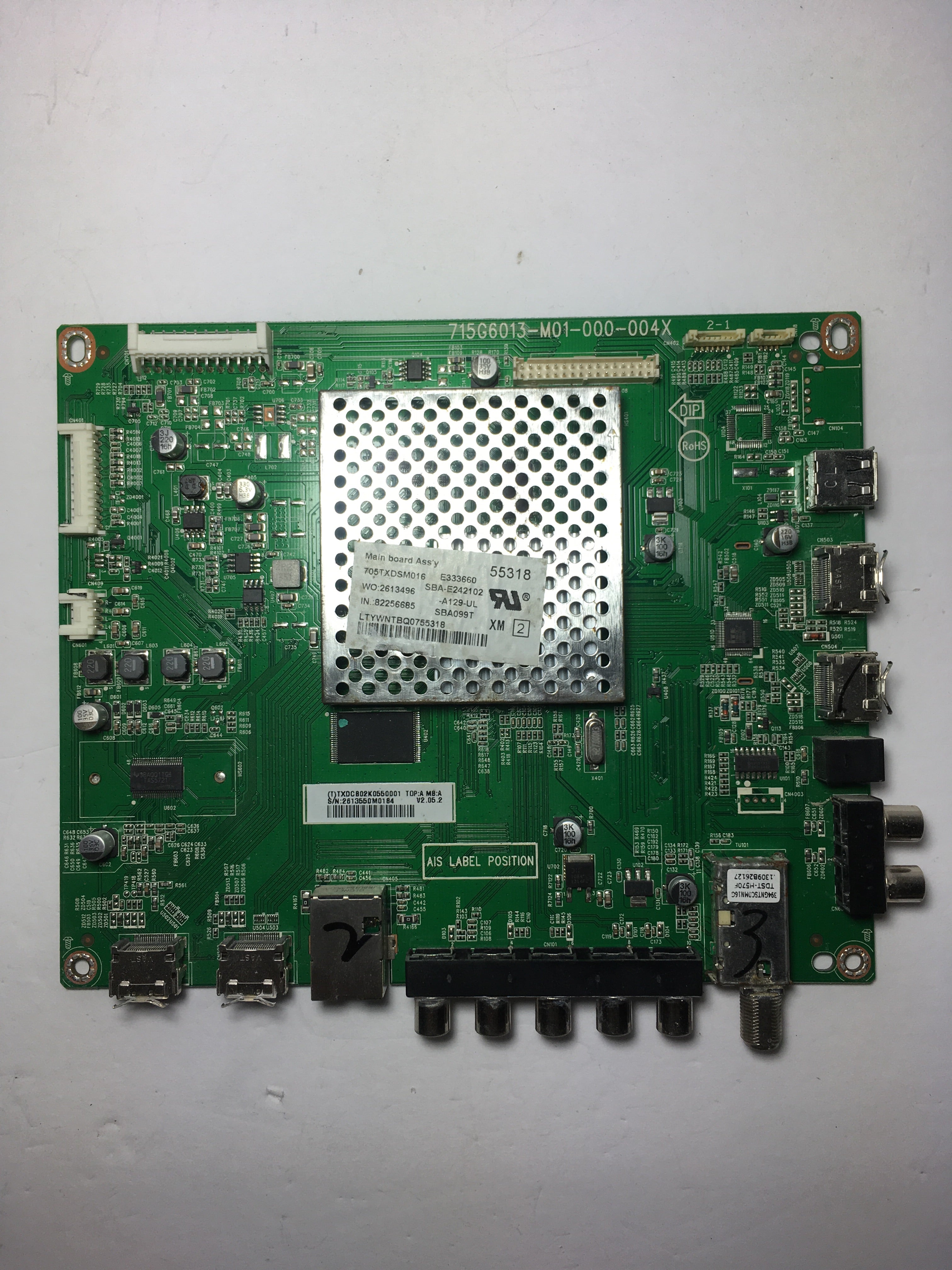 Vizio 756TXDCB02K055 Main Board for E500i-A1 (LTYWNTBP, LTYWNTBQ)