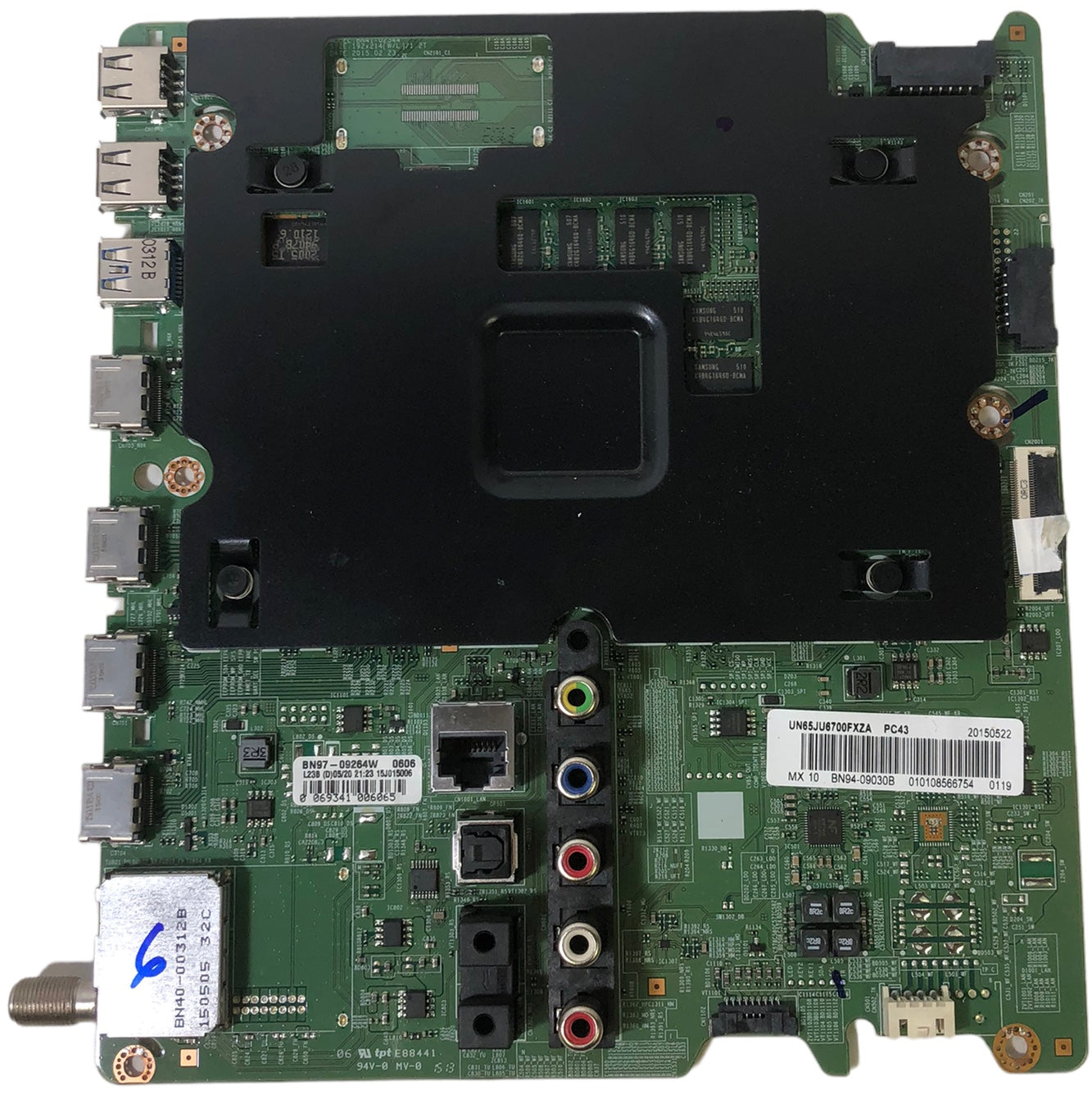 Samsung BN94-09030B Main Board for UN65JU6700FXZA (Version TD01)