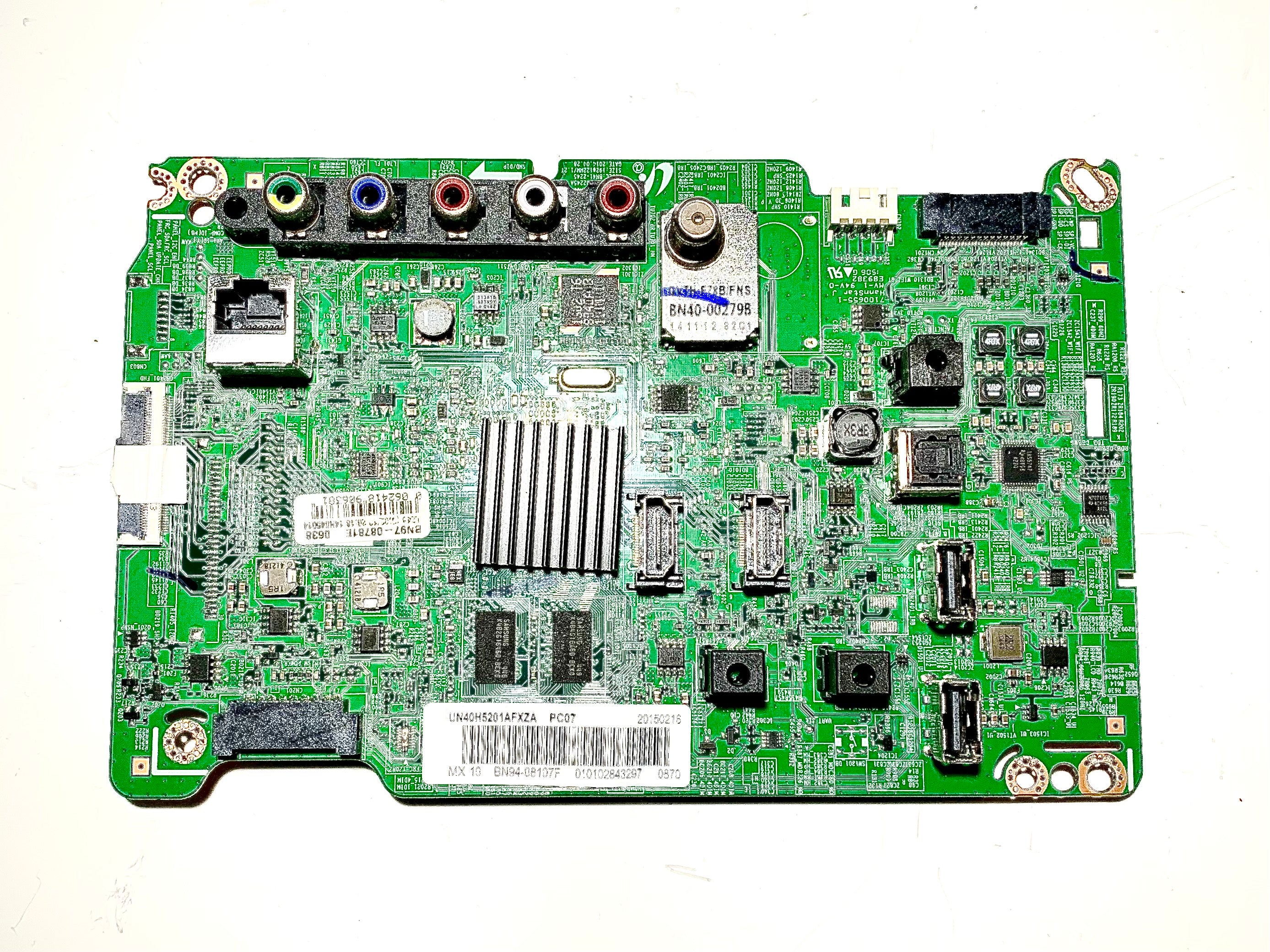 Samsung BN94-08107F Main Board for UN40H5201AFXZA (Version LD05)