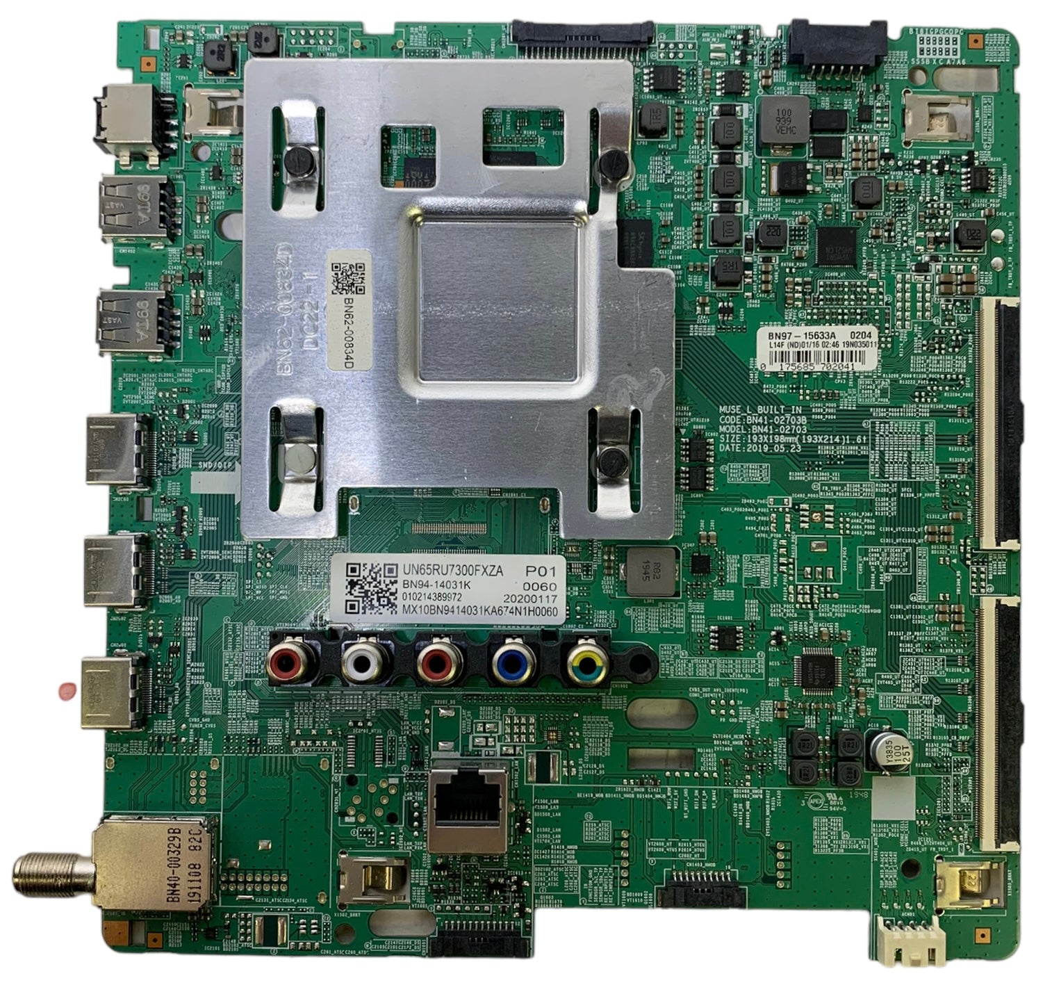 Samsung BN94-14031K Main Board for UN65RU7300FXZA UN65RU730DFXZA (Version FA01 FA02)