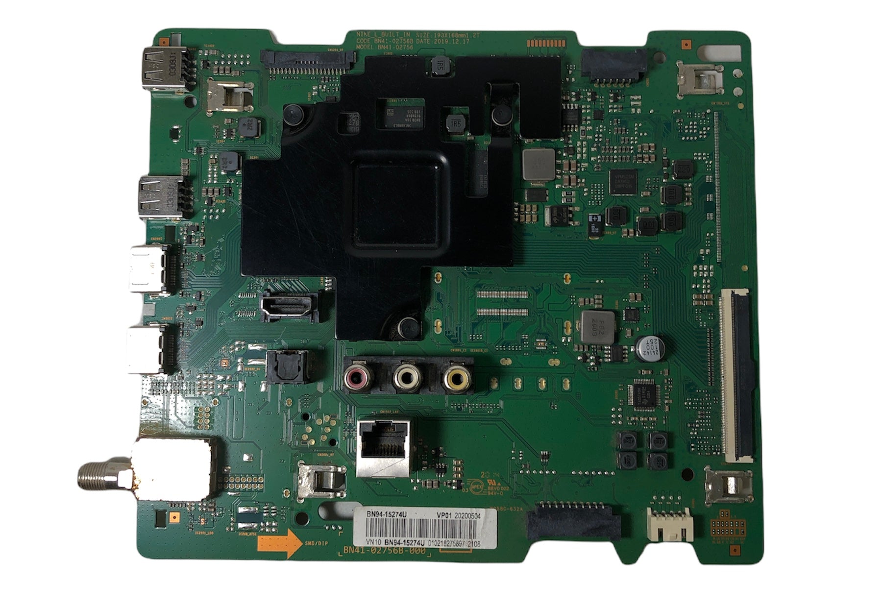 Samsung BN94-15274U Main Board for UN50TU8000FXZA (Version YA01)