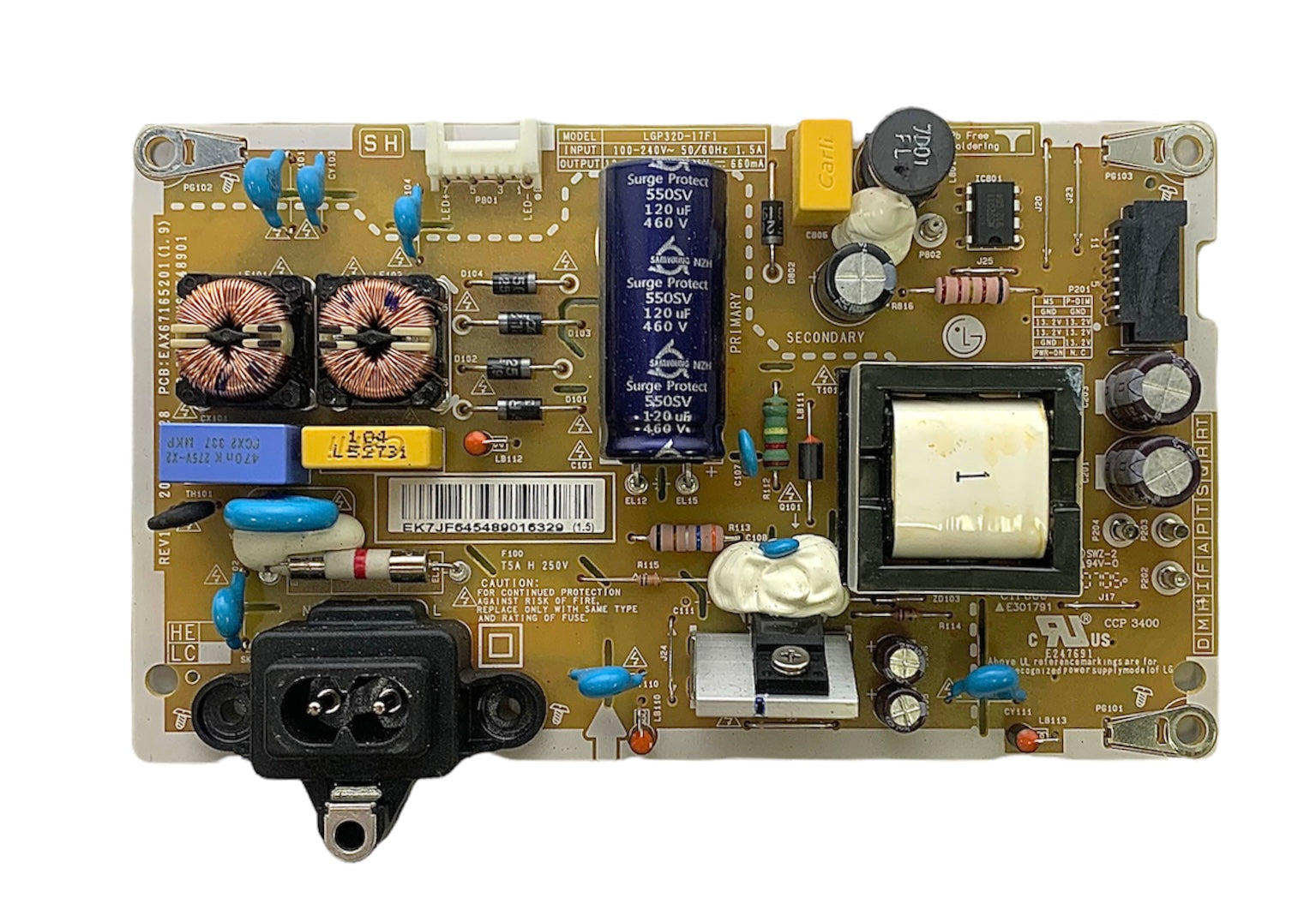LG EAY64548901 Power Supply/LED Driver Board