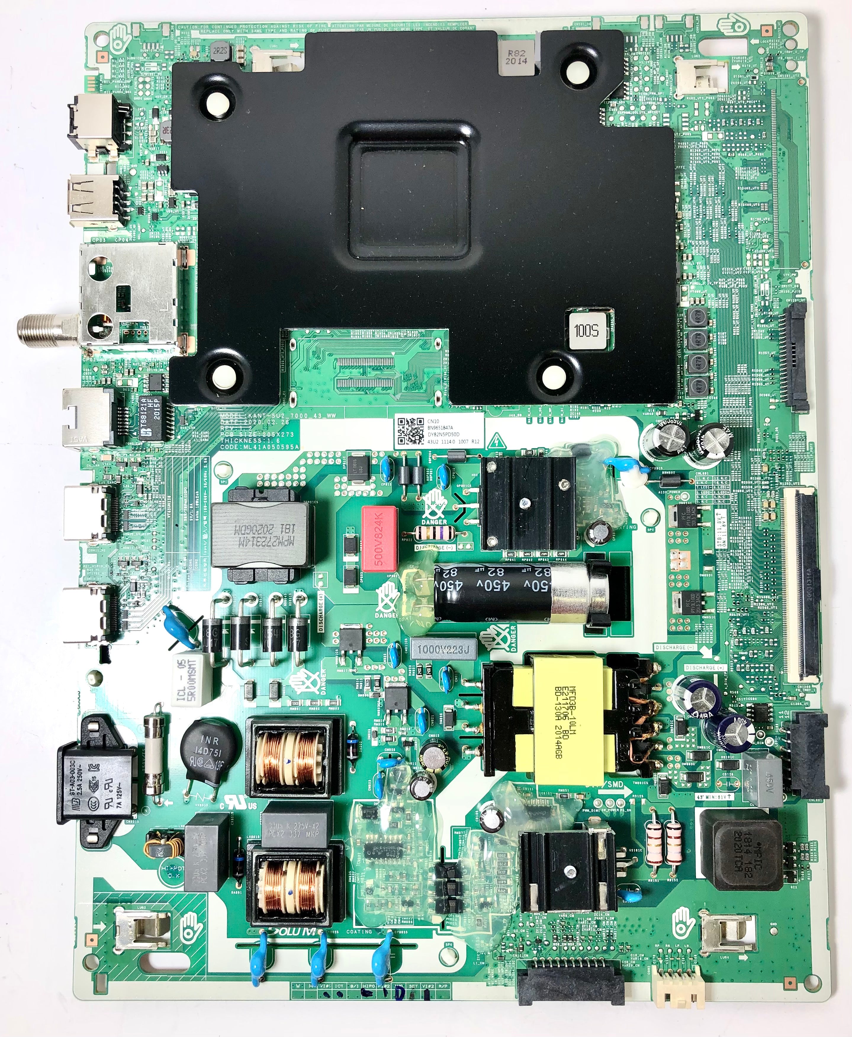 Samsung BN96-51847A Main Board Power Supply for UN43TU700DFXZA UN43TU7000FXZA (Version BA02)