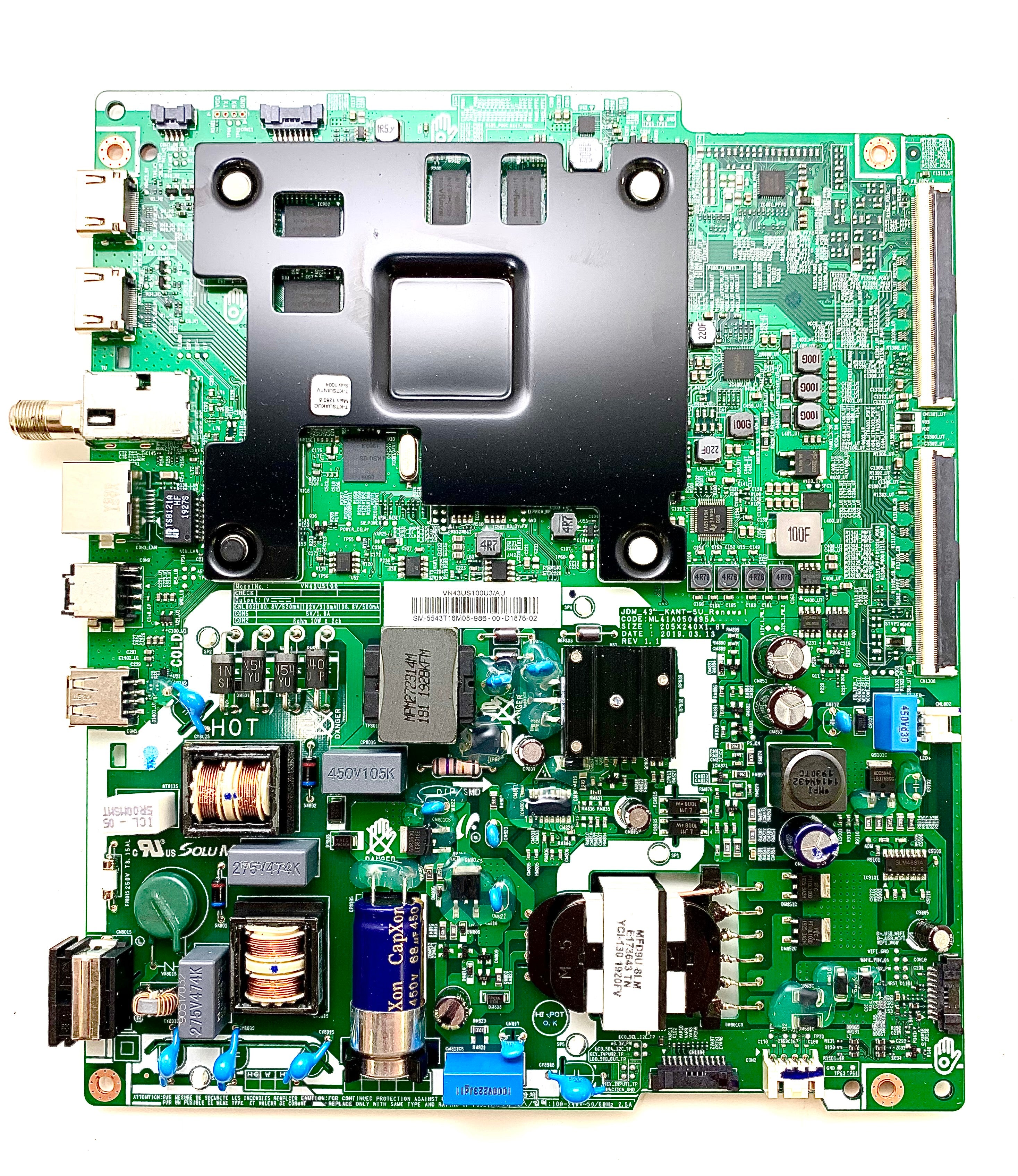Samsung BN81-18229A Main Board/Power Supply for UN43NU6900FXZA (Version AL12)