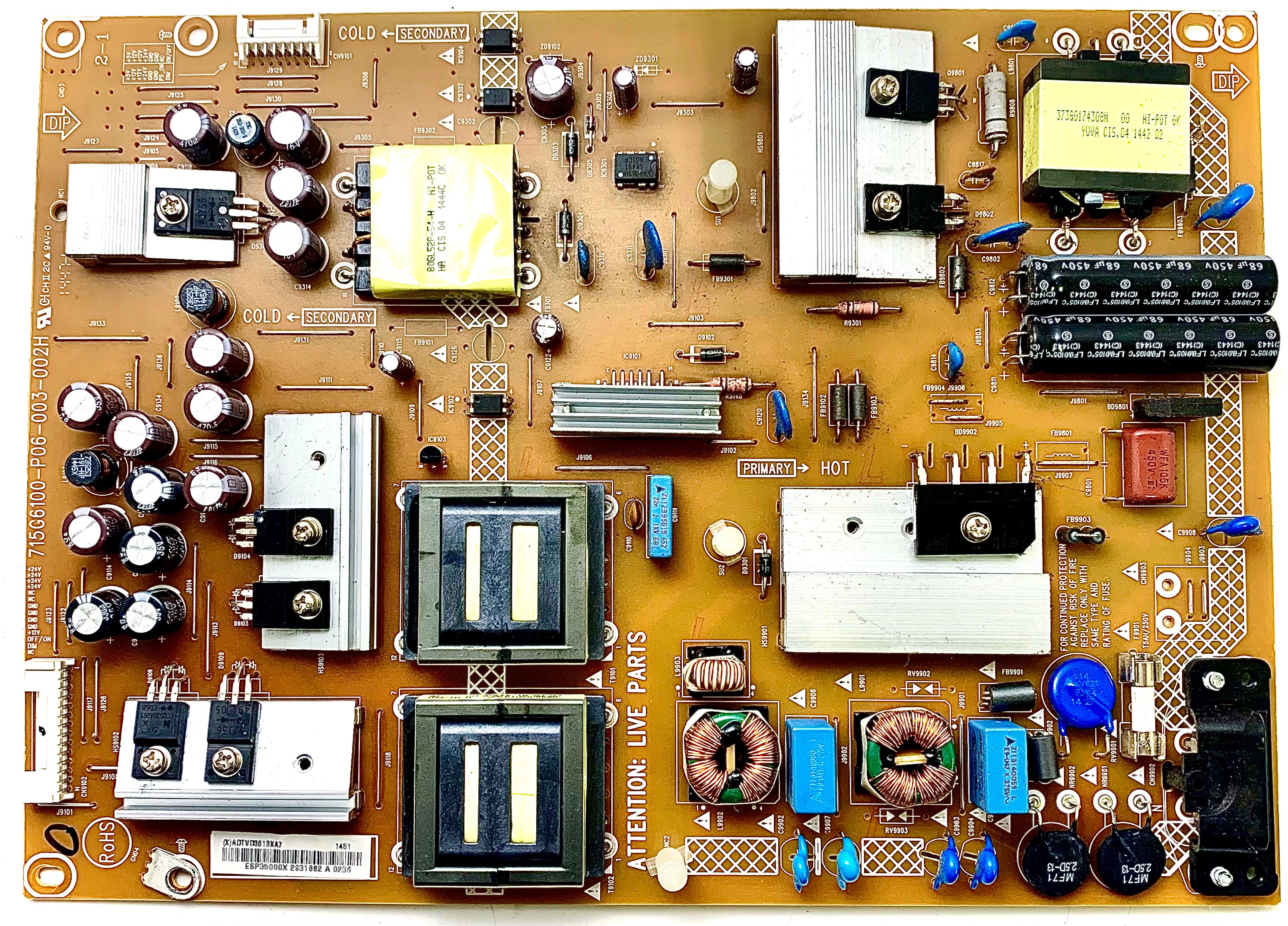 Vizio ADTVD3613XA7 Power Supply