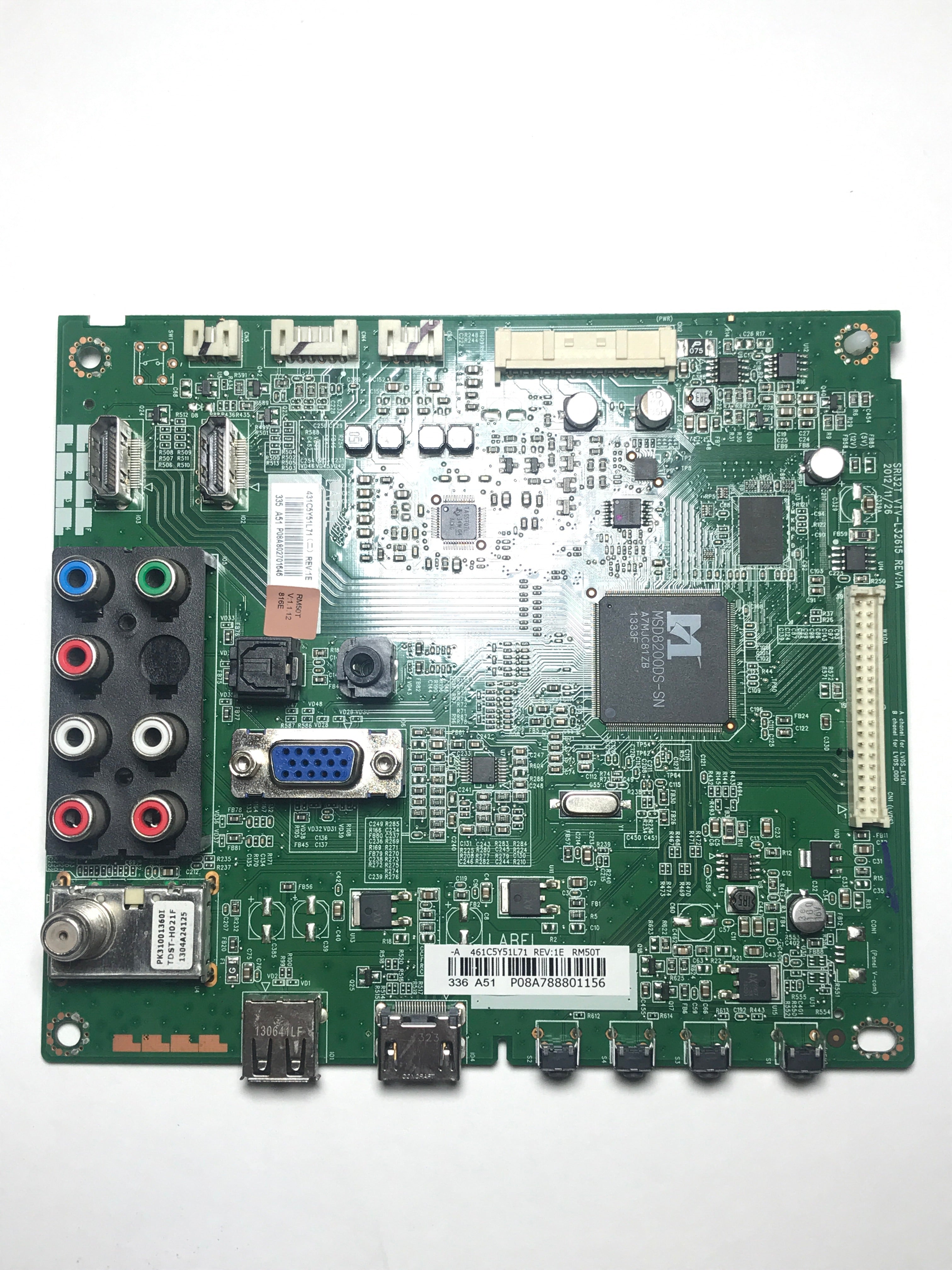 Toshiba 75033152 461C5Y51L71 Main Board for 50L1350U