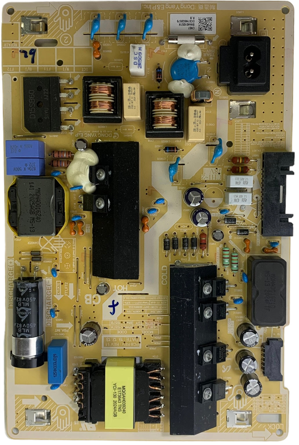 Samsung BN44-01057A Power Supply / LED Board