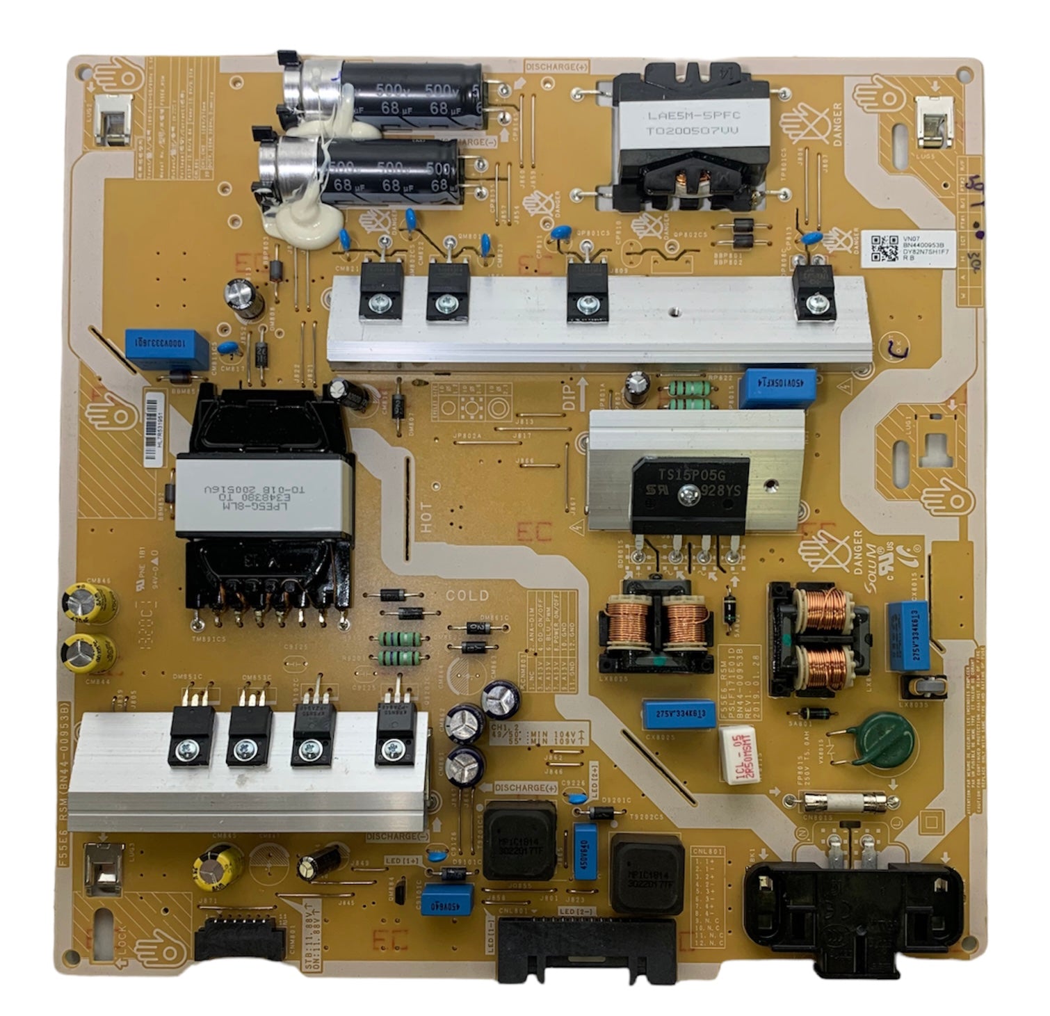 Samsung BN44-00953B Power Supply / LED Board